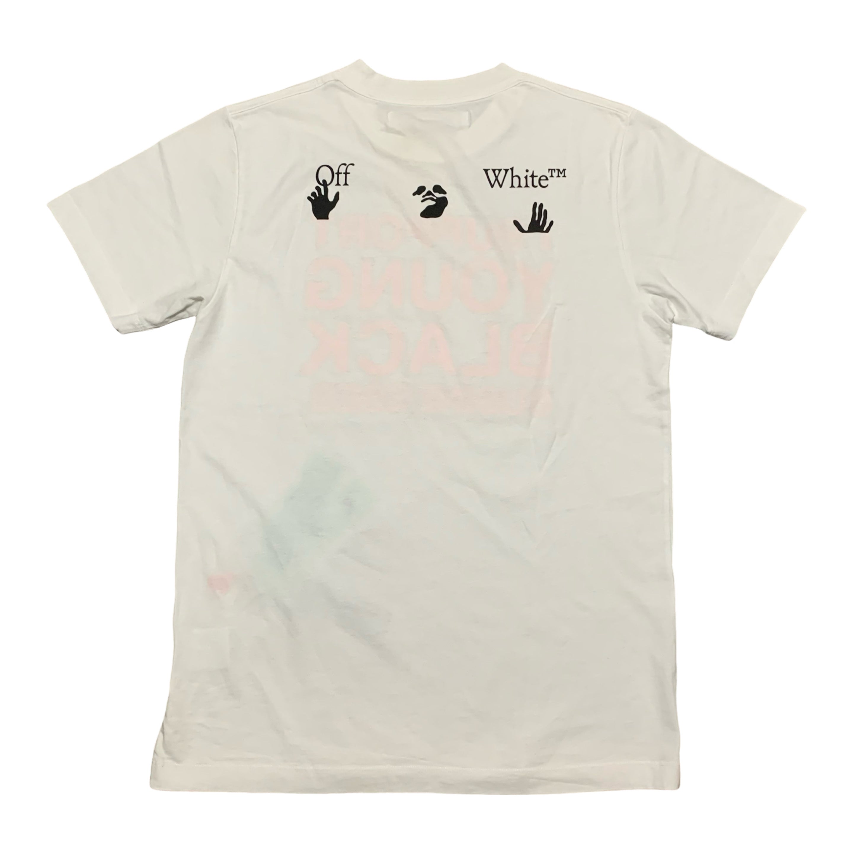 Off White Medium I Support Young Black Businesses White Tee Virgil Abloh
