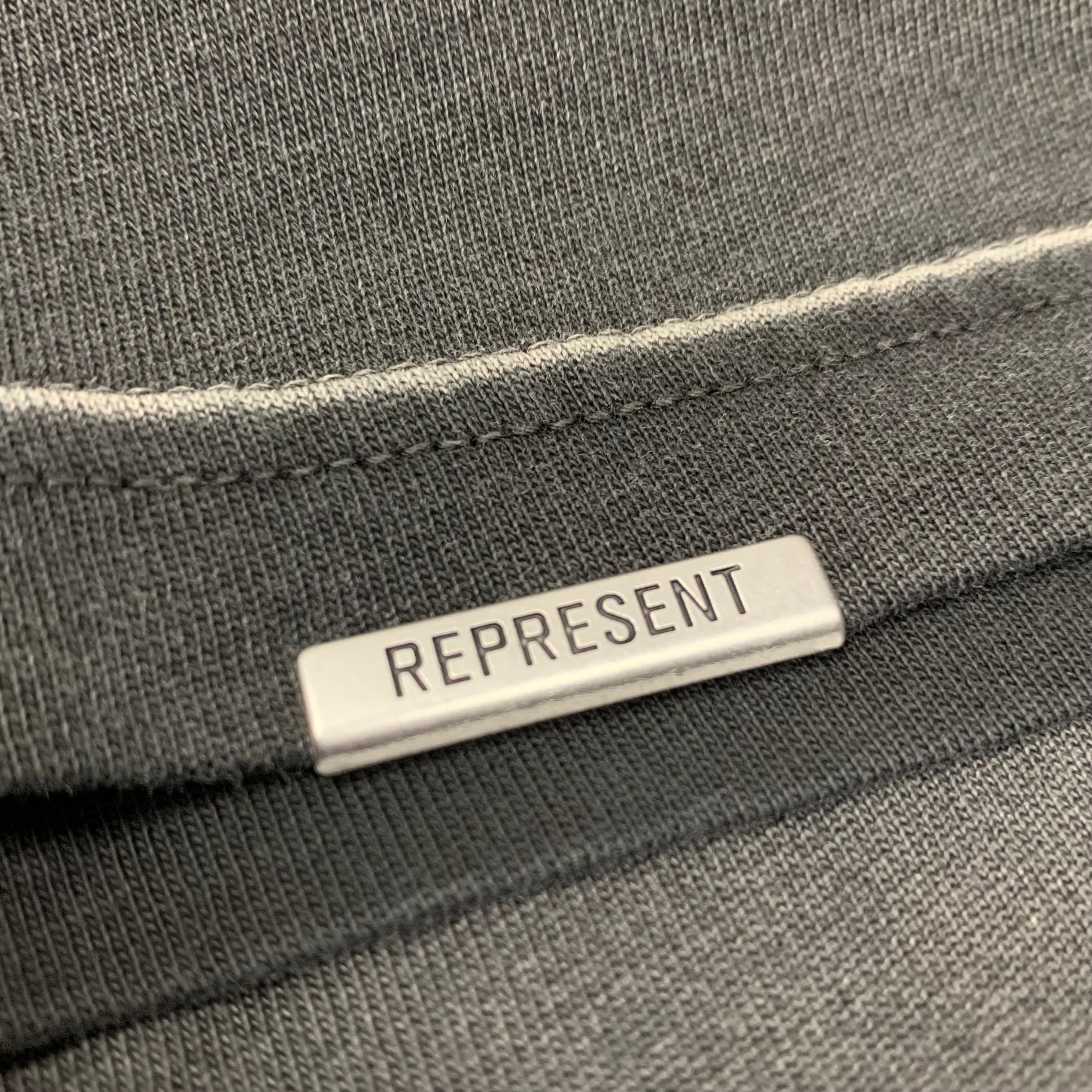 Represent Large Tee Oasis Owners Club Stained Black T-Shirt
