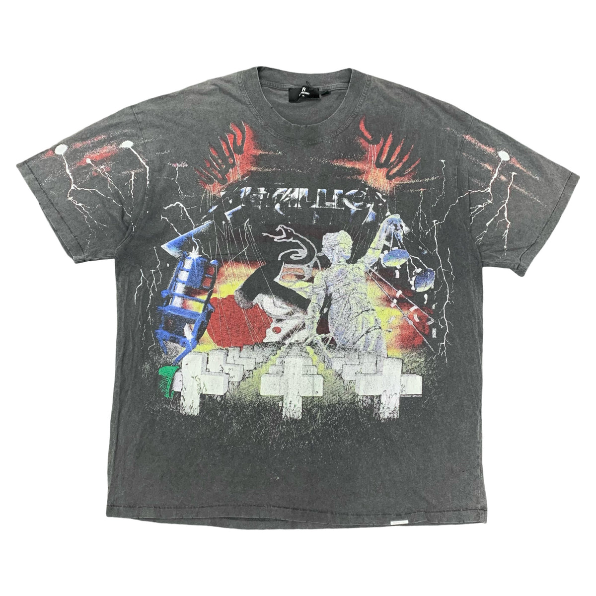 Represent XL Tee Metallica Master Of Puppets Vintage Grey T-Shirt