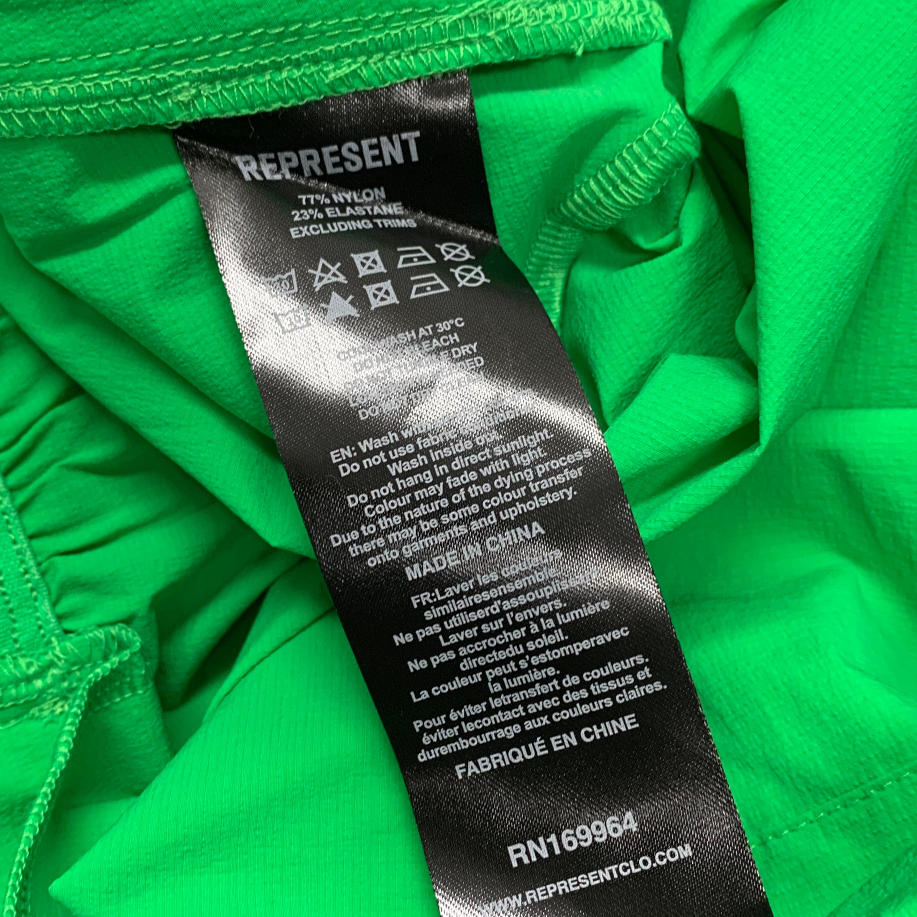Represent Small Shorts 247 Training Speed Green Shorts
