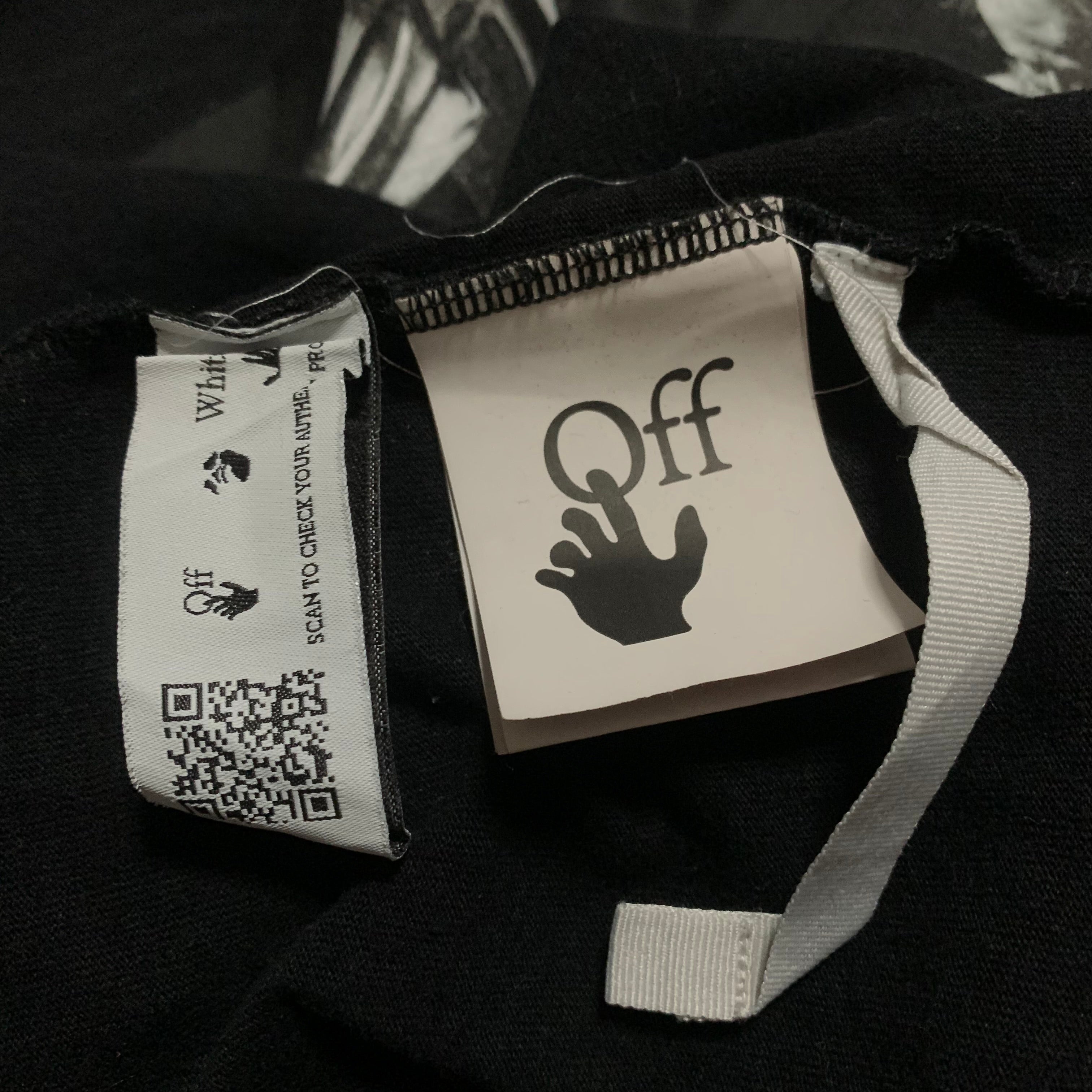 Off White Small Caravaggio Painting Black Tee Virgil Abloh