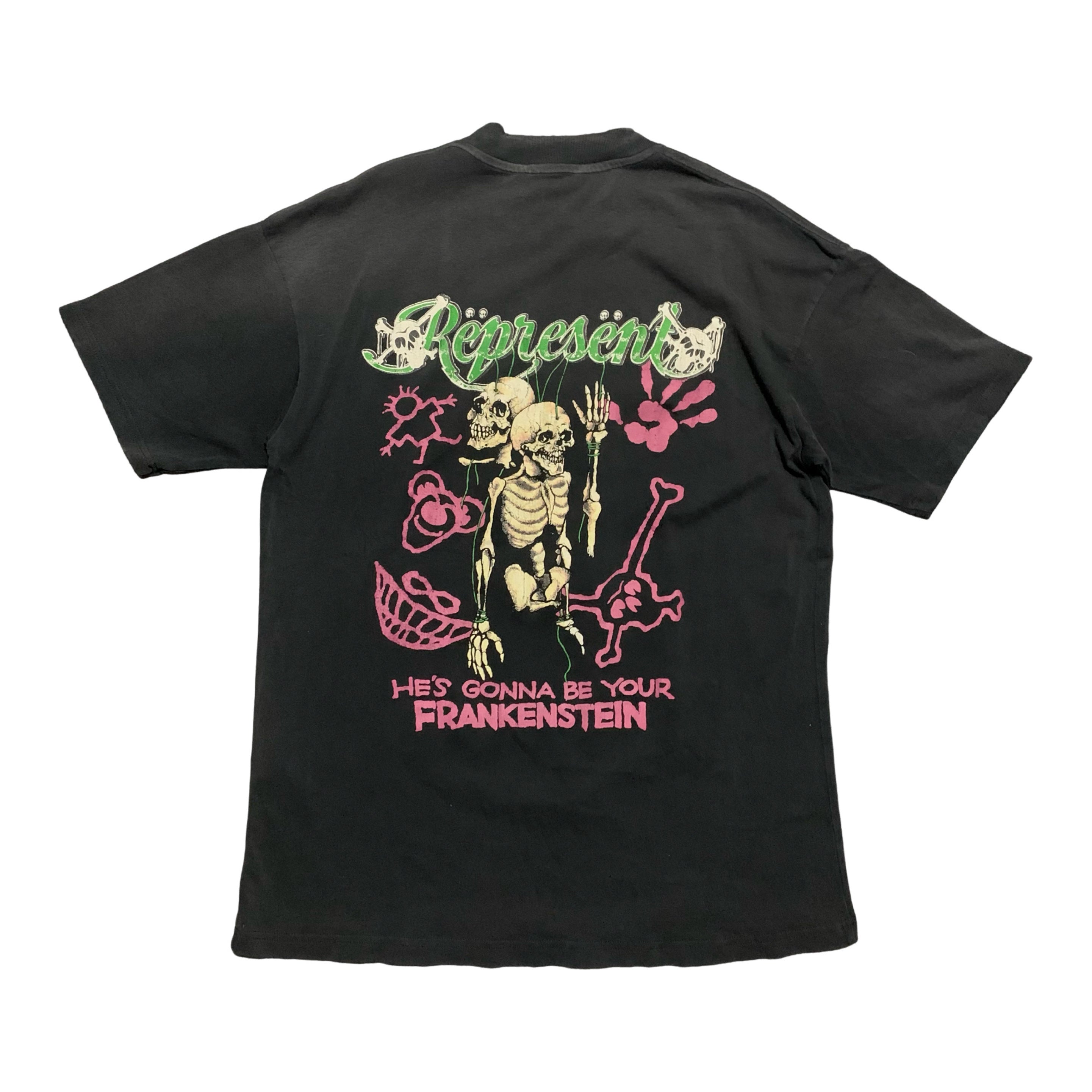 Represent XS Motley Crue Aged Black Tee
