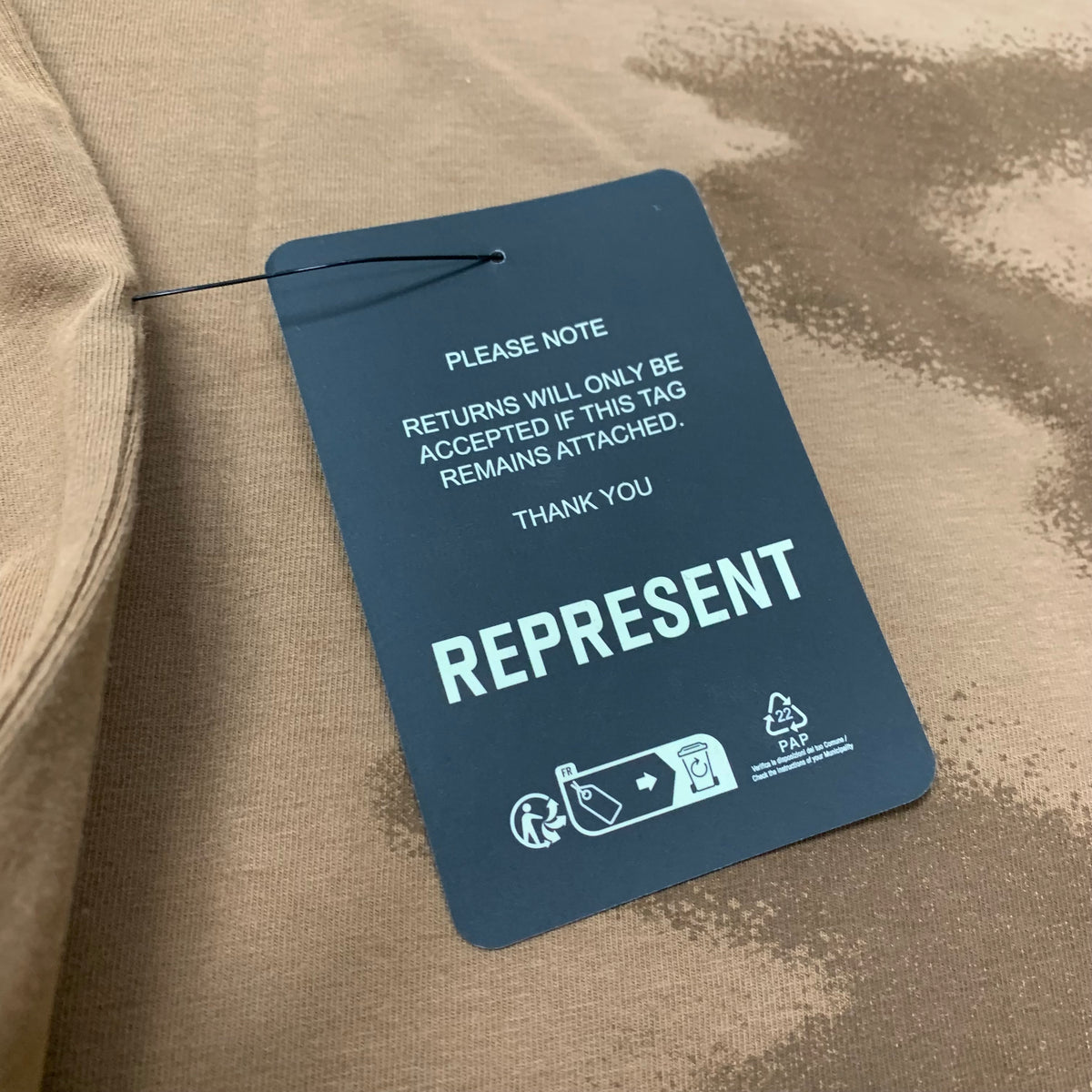 Represent Medium Tee 247 Motion Oversized Rust T-Shirt