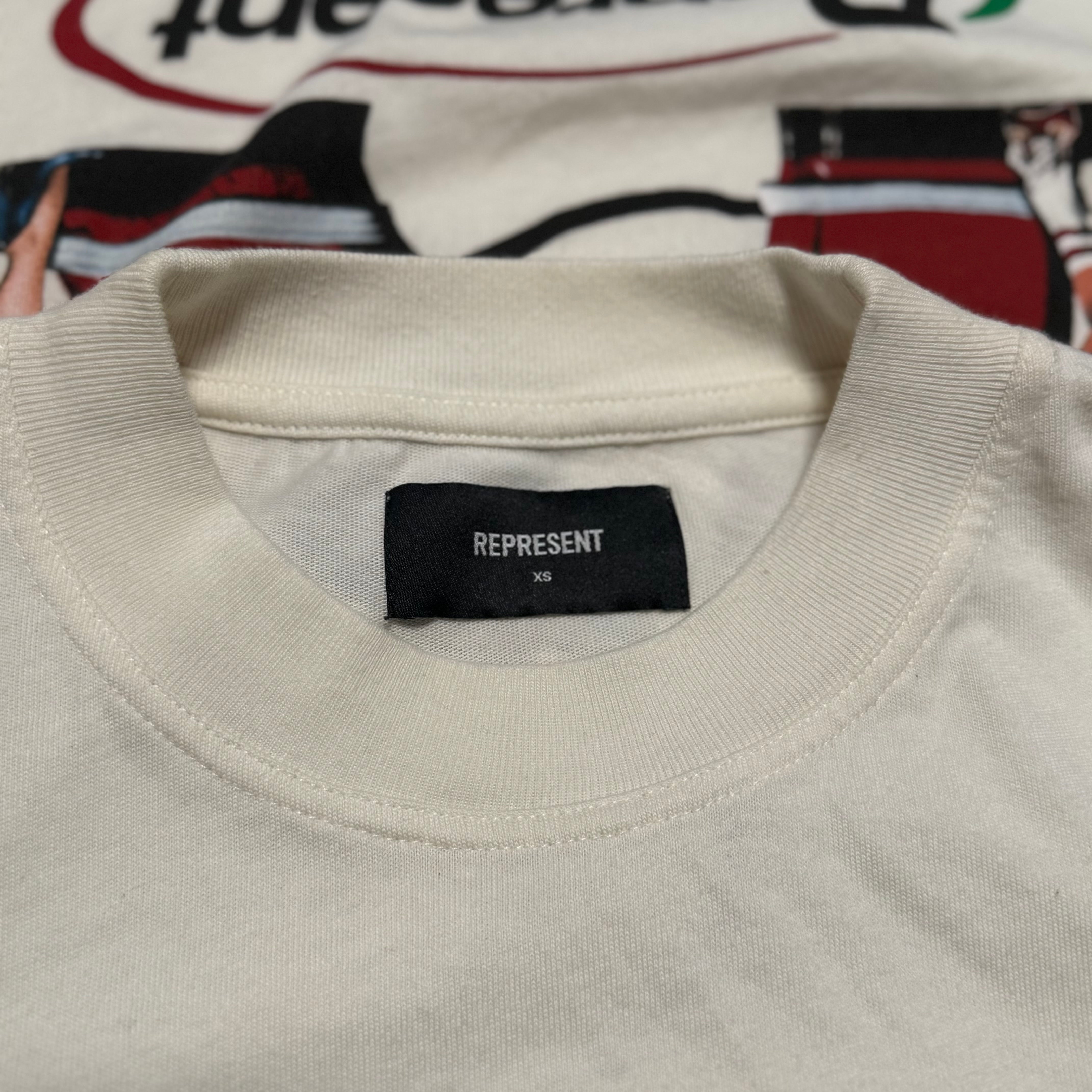 Represent XS Premium Flat White Tee