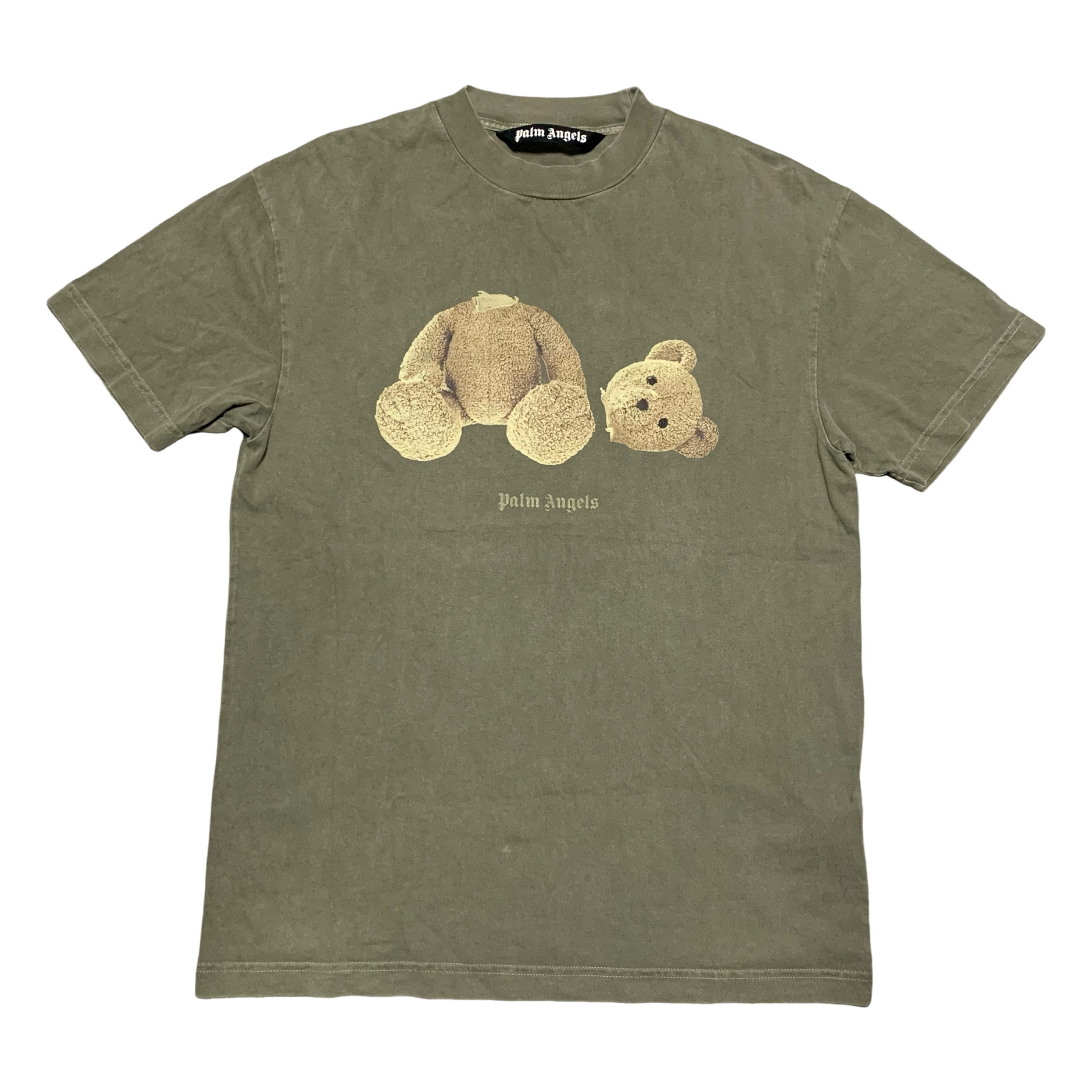 Palm Angels Medium Kill The Bear Green Tee