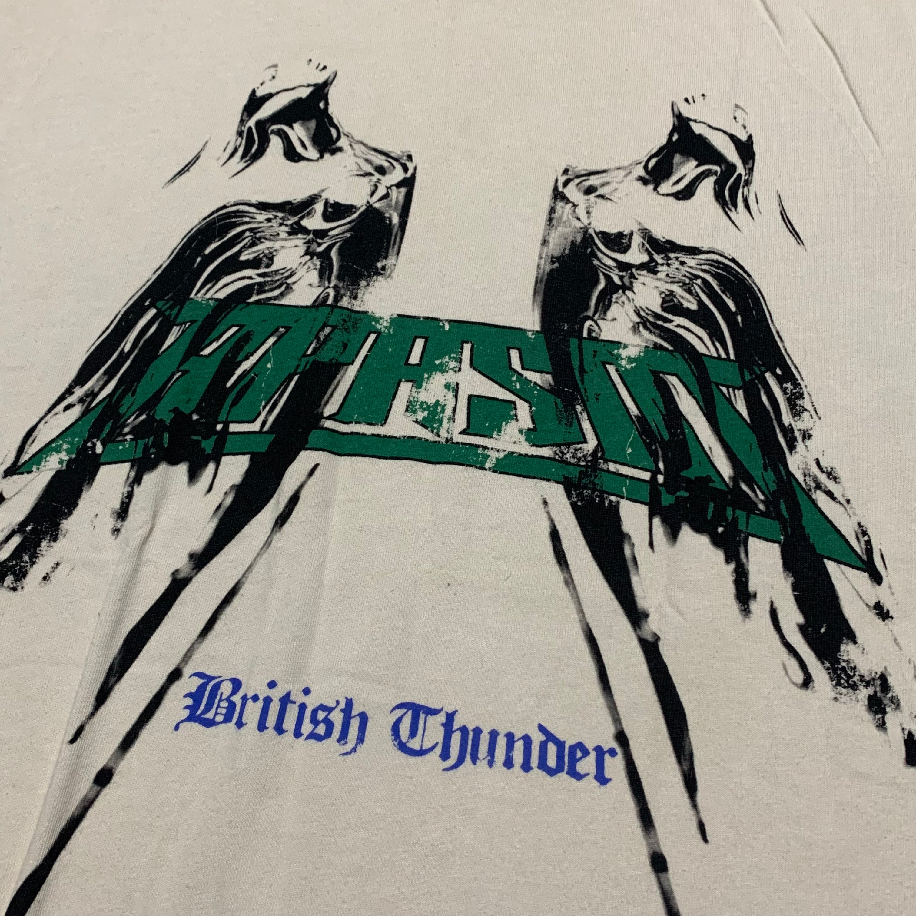 Represent Small British Thunder Vintage White Tee