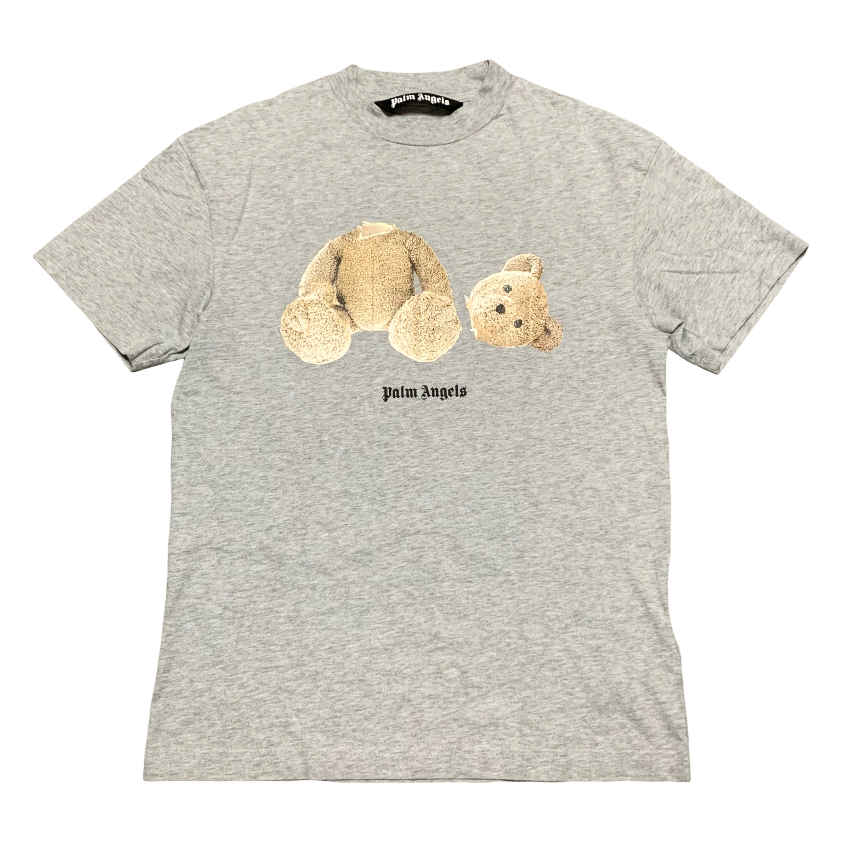 Palm Angels Small Classic Bear Grey Tee