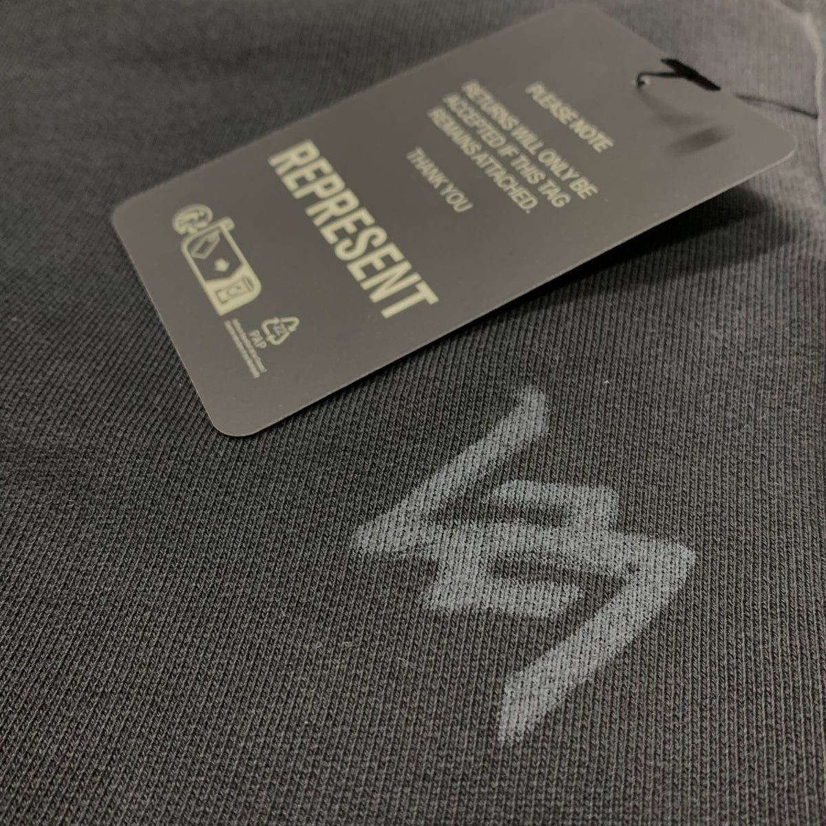 Represent XS Shorts 247 Motion Aged Black Bottoms