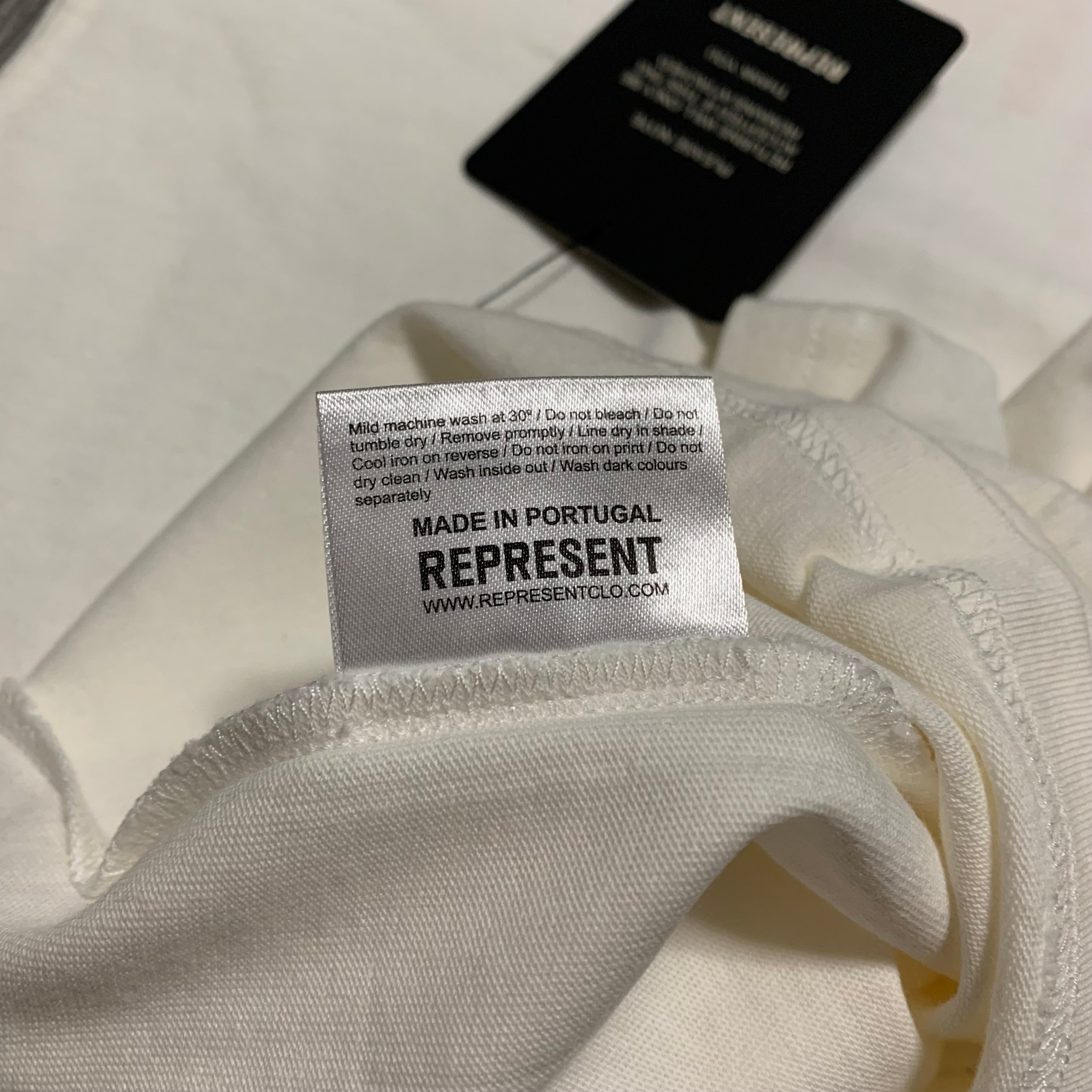 Represent Small Owners Club Pink Flat White Tee