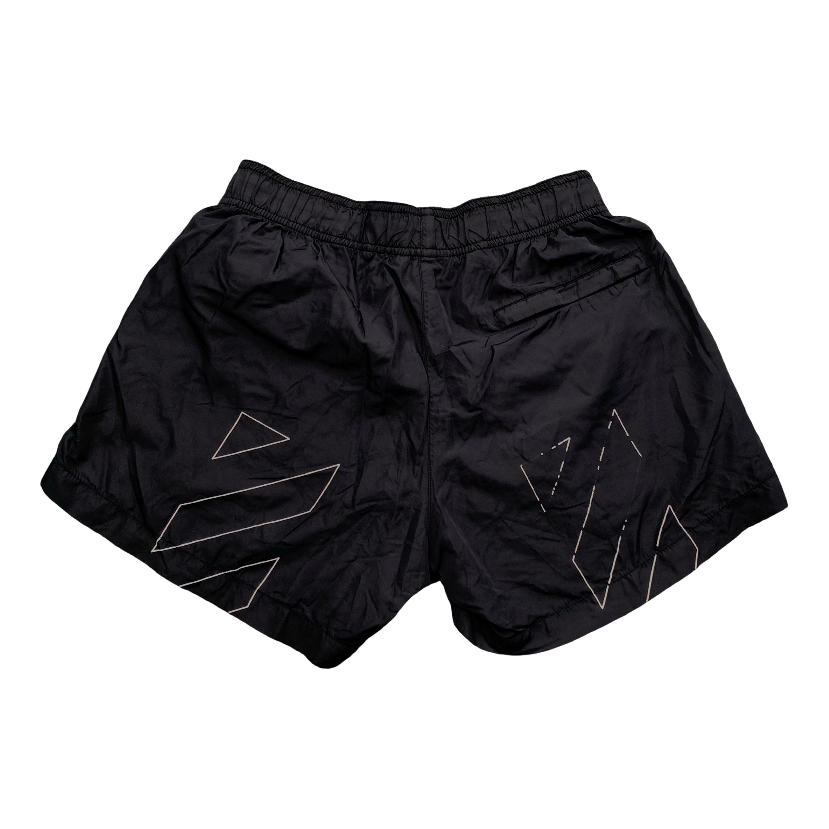 Off White XS Swim Shorts Diag Outline Black Swim Shorts Bottoms Virgil Abloh