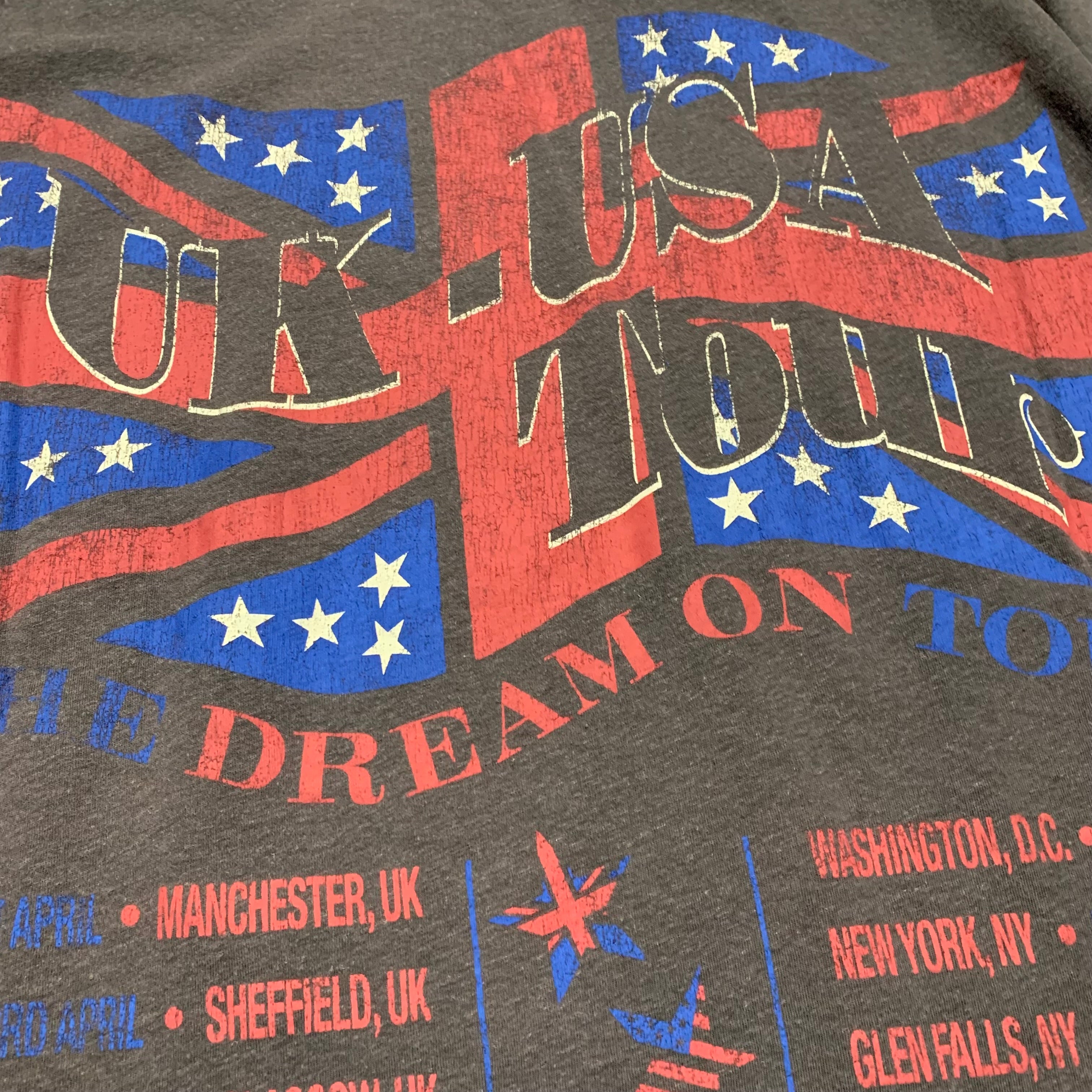 Represent Medium Dream On Tour Sun Fade Grey Tee