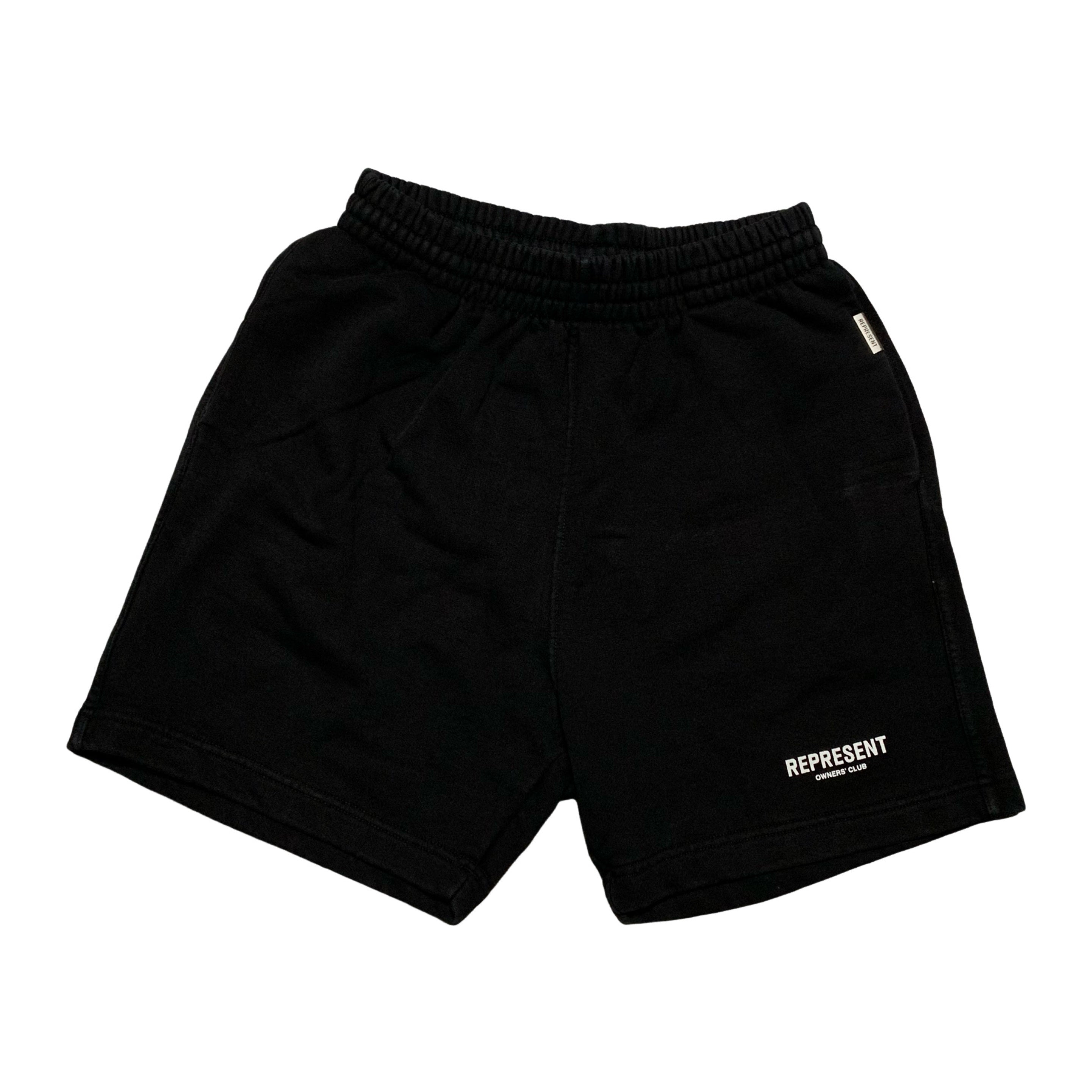 Represent Small Owners Club Shorts Black Jogger Bottoms