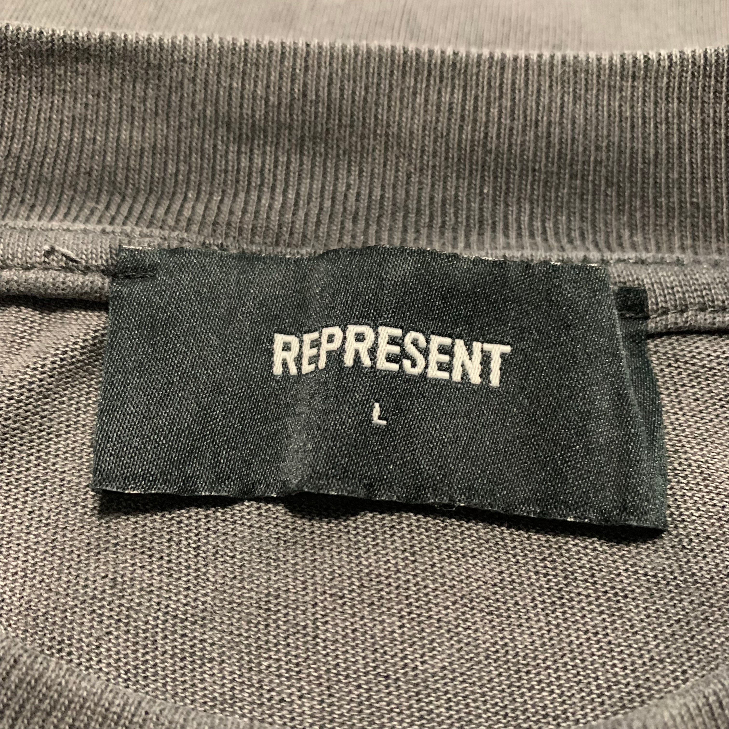 Represent Large Enduring Spirit Vintage Grey Tee