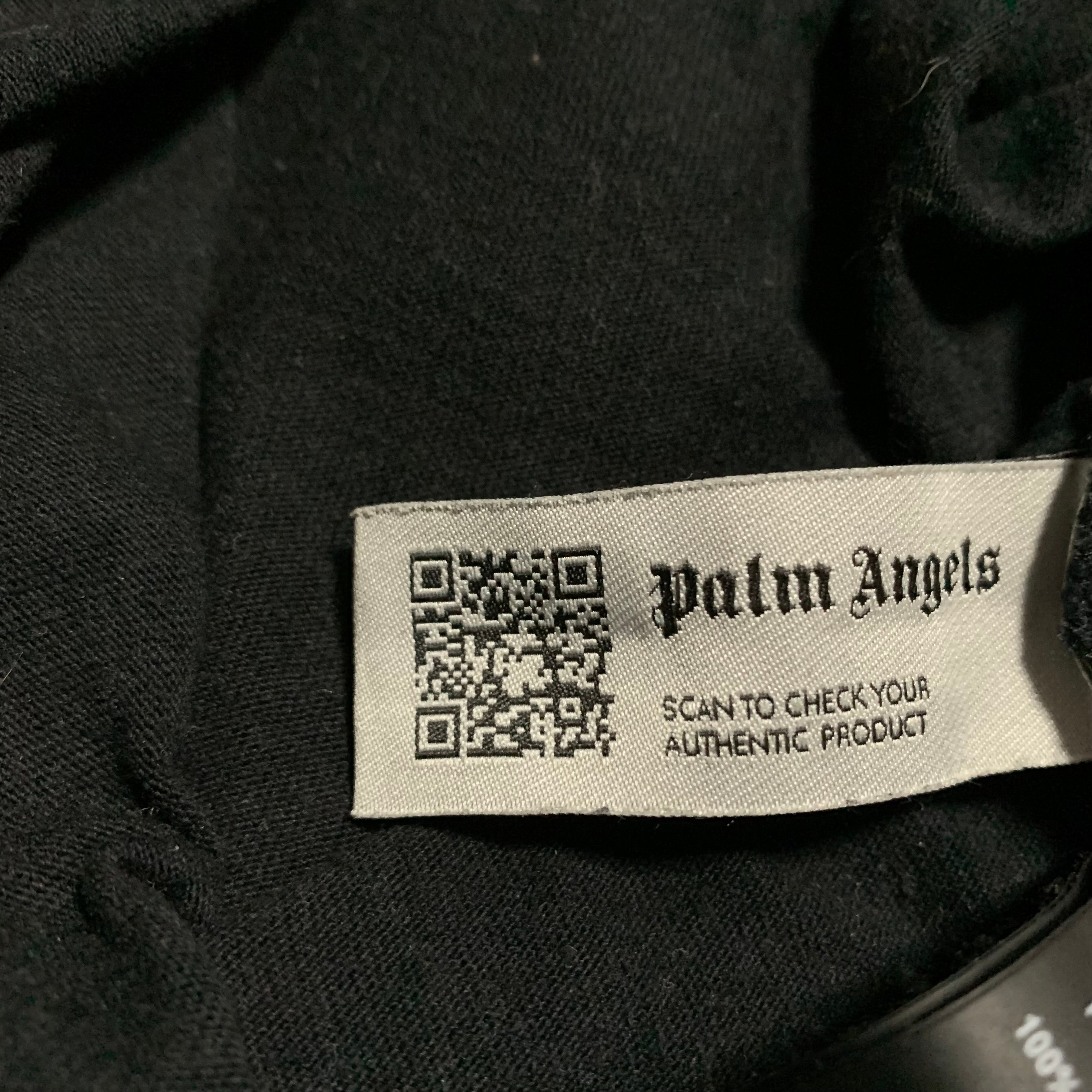 Palm Angels Small London Sprayed Black Tee