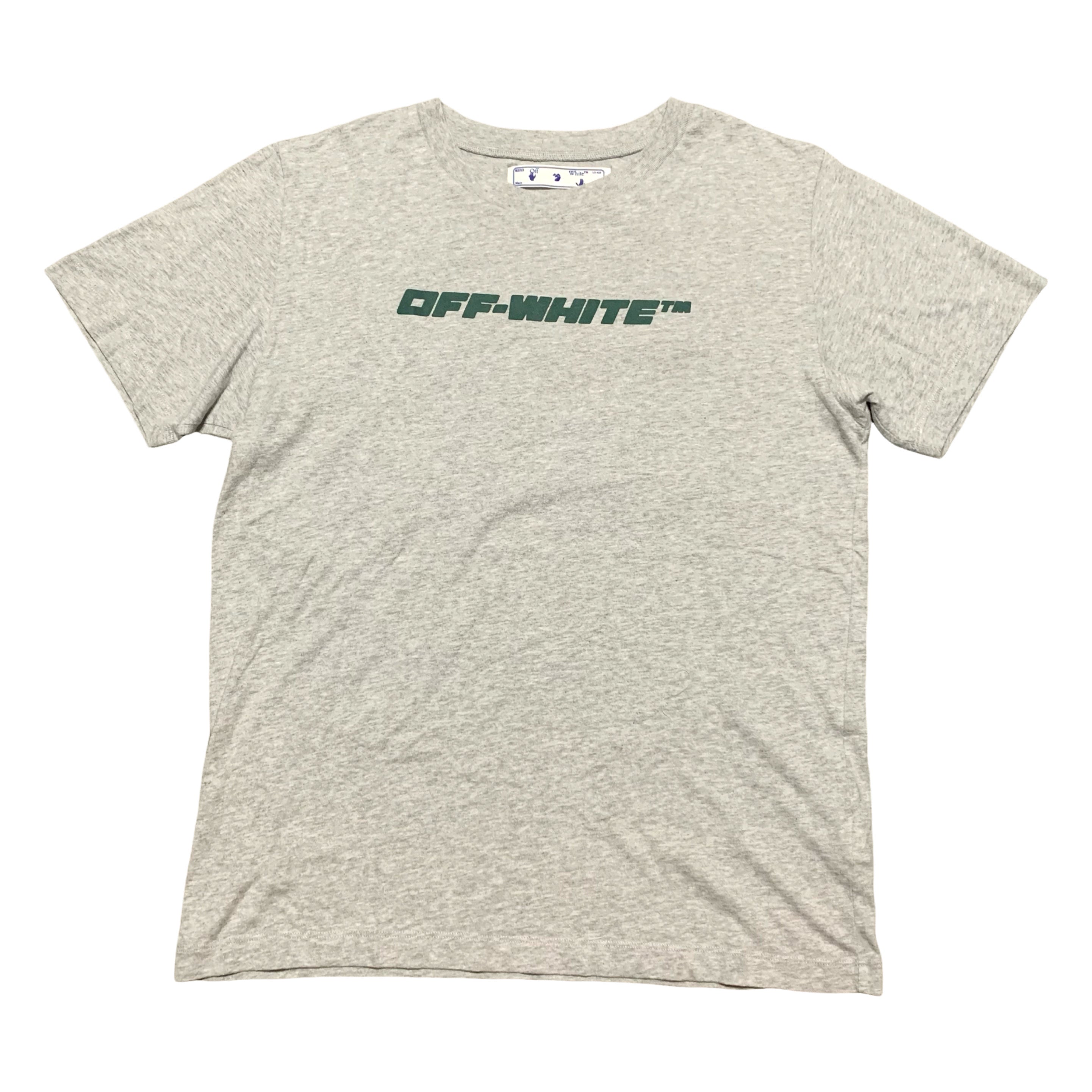 Off White Large Trellis Worker Grey Tee Virgil Abloh