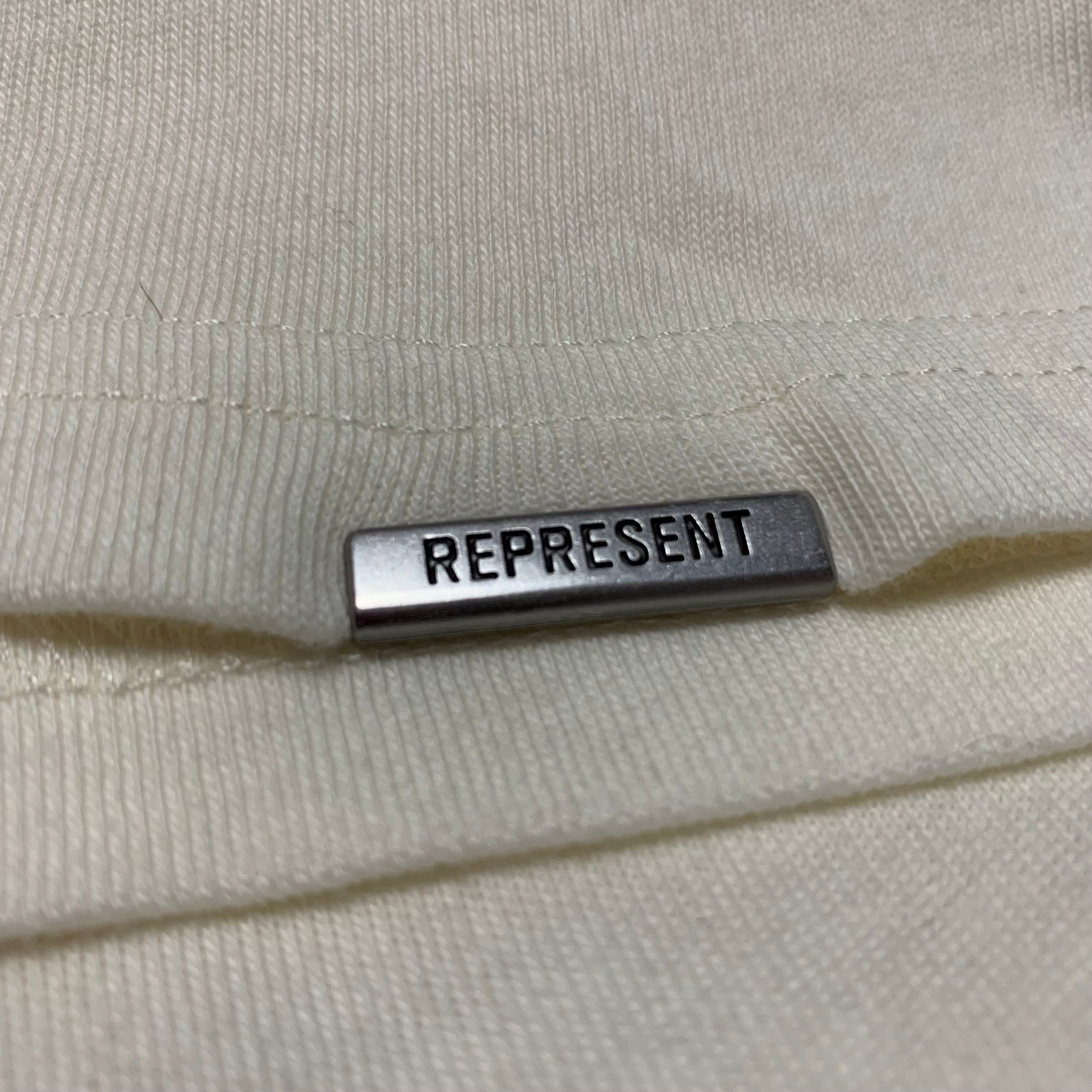 Represent Large Archangel Flat White Tee