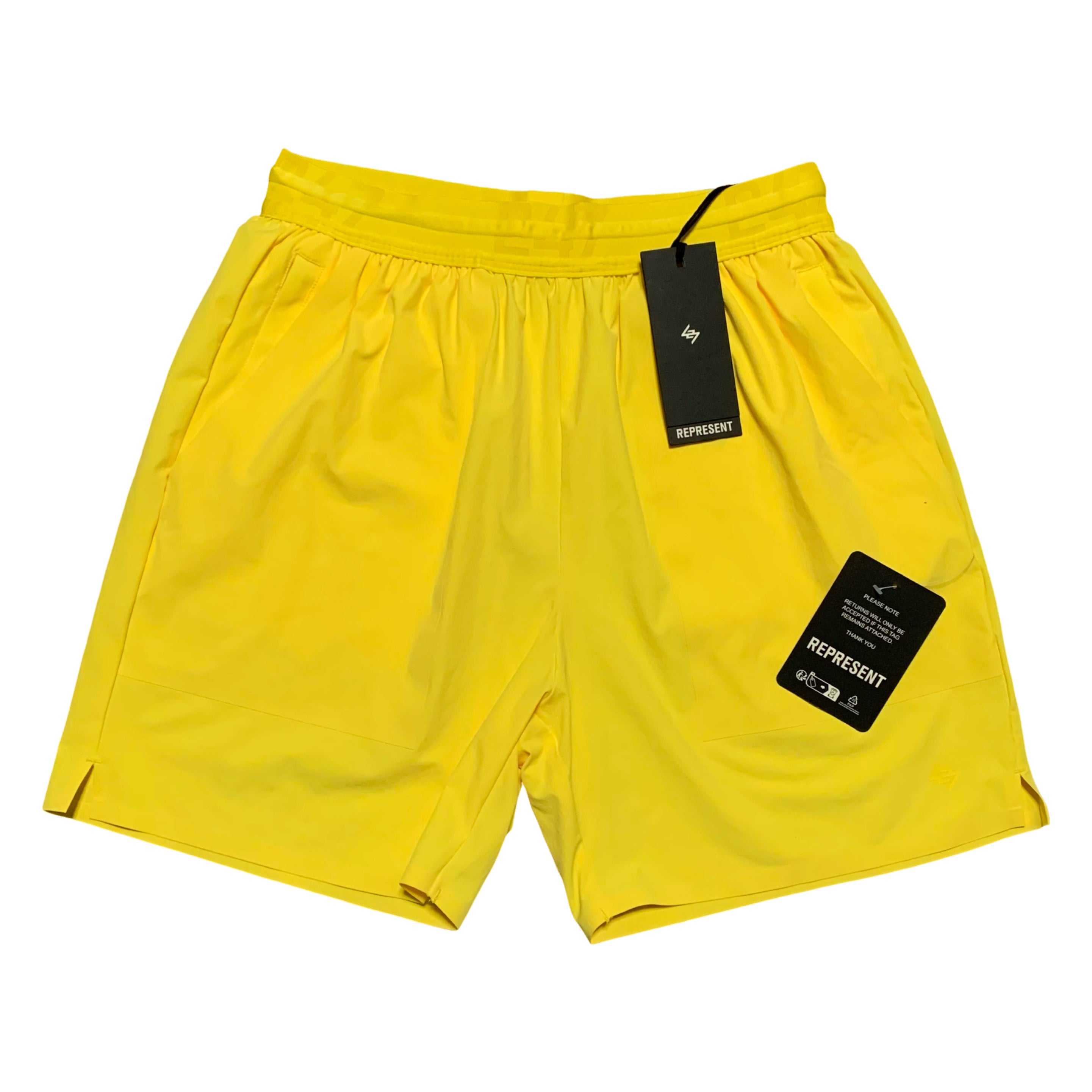 Represent XS Shorts Team 247 Fused Lemon Yellow Bottoms