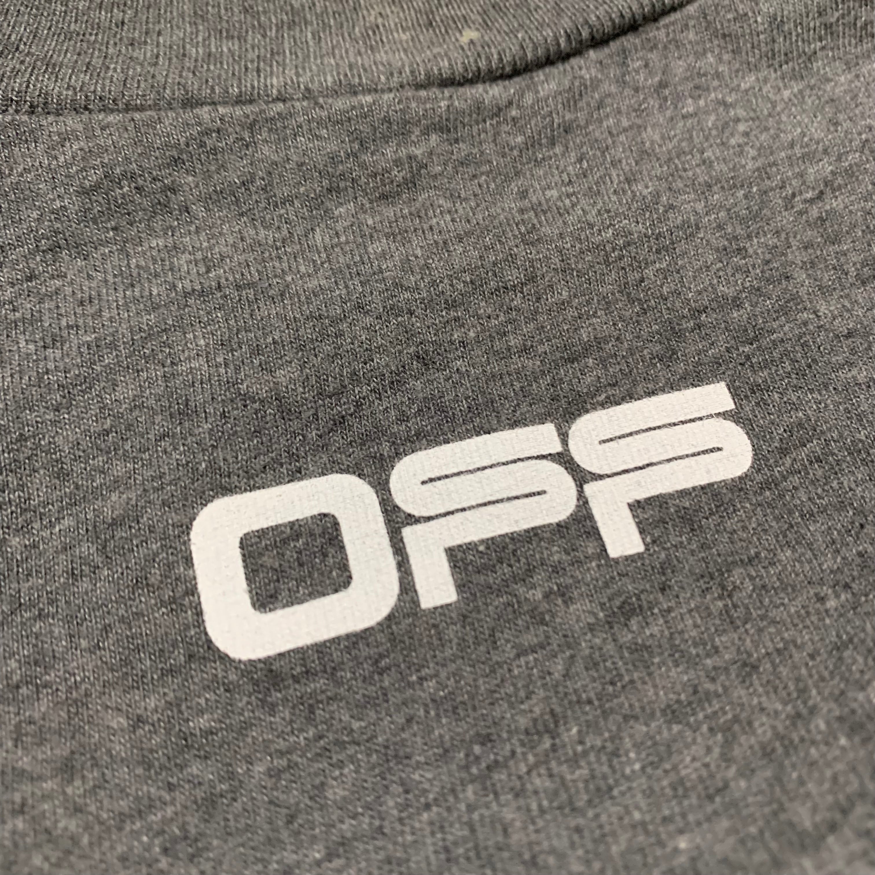 Off White XL Off Graphic Grey Tee Virgil Abloh 2020