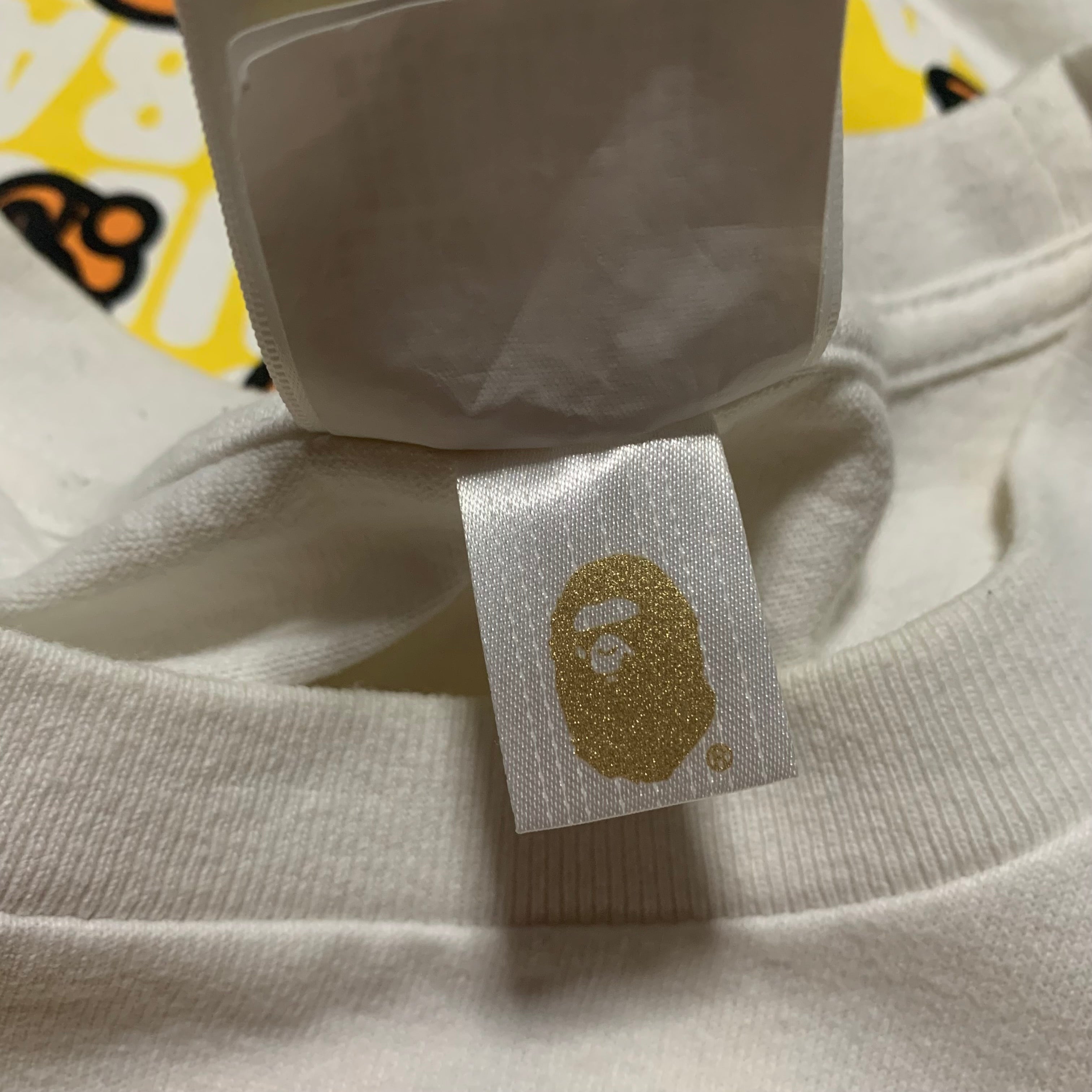 Represent Medium Baby Milo Ape Head White Tee 'Junk Food'