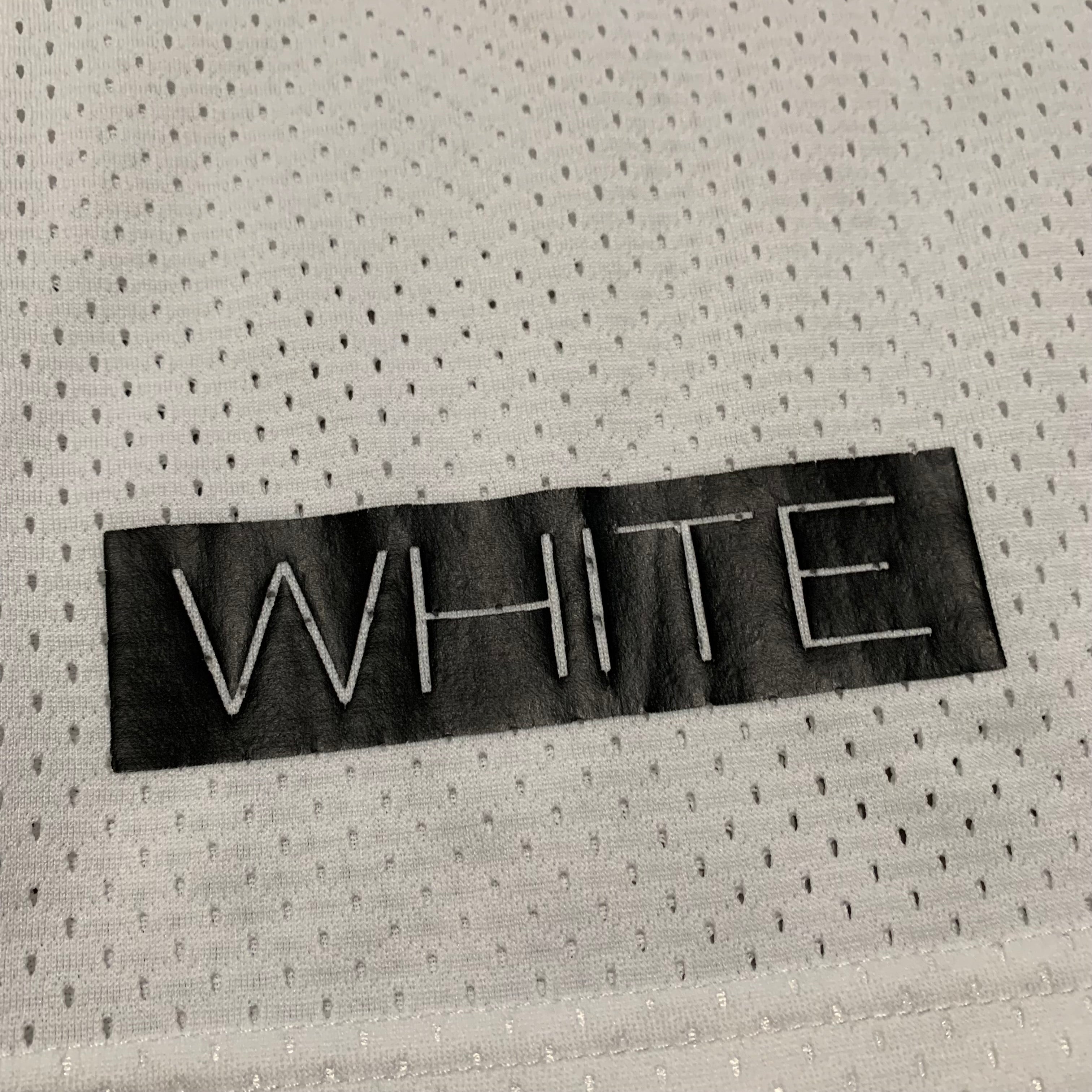 Off White Small Shorts Diag White Mesh Shorts Virgil Abloh