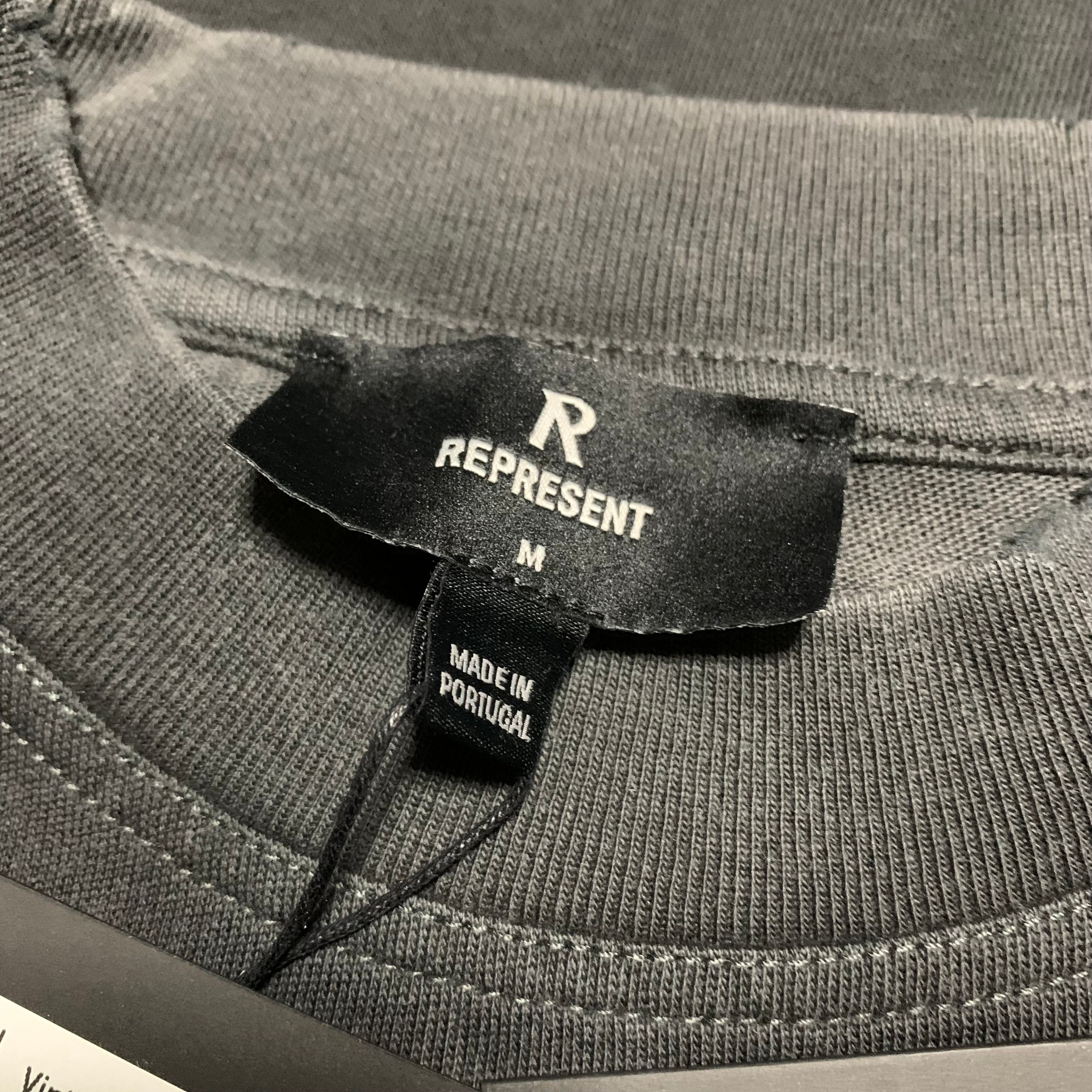 Represent Medium Only The Strong Survive Vintage Black Tee