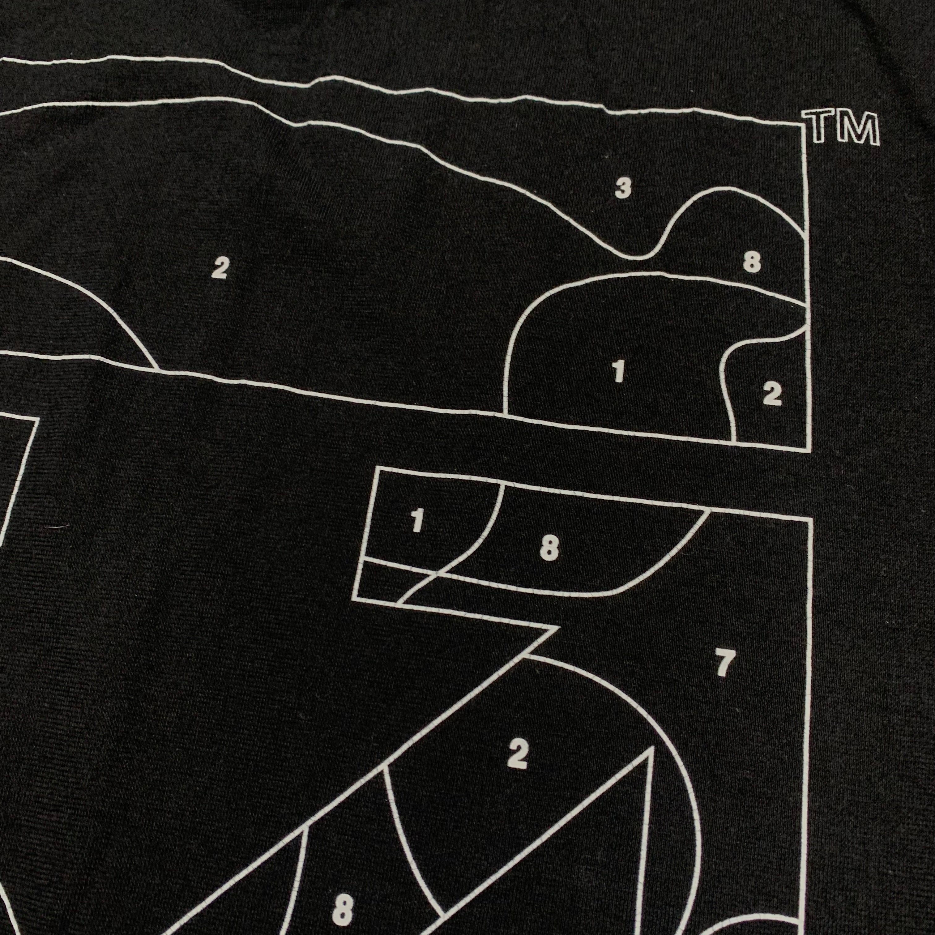 Off White XS Arrows Graphic Black Tee Virgil Abloh 2020