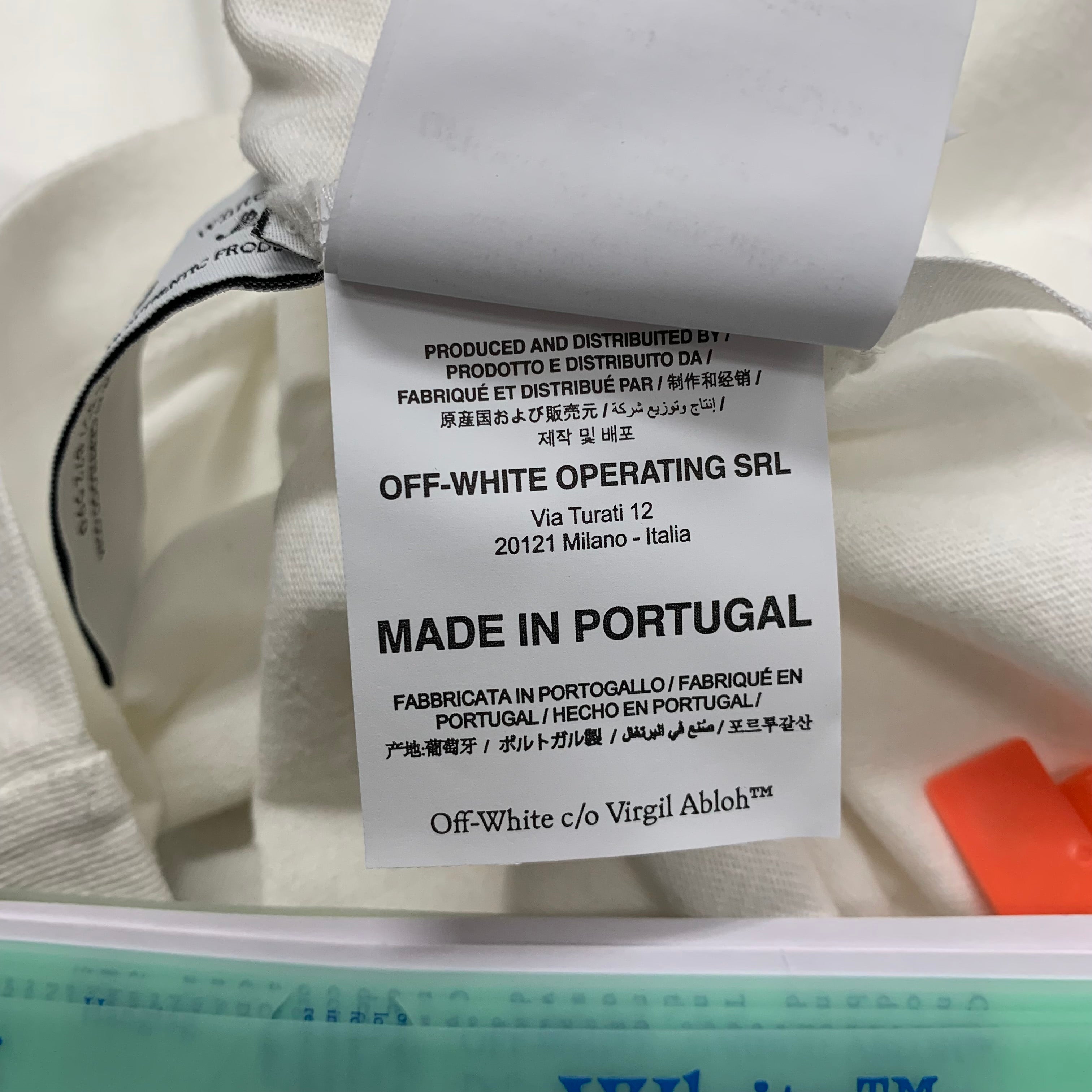 Off White XXS Tee Degrade Arrows White T-Shirt Virgil Abloh
