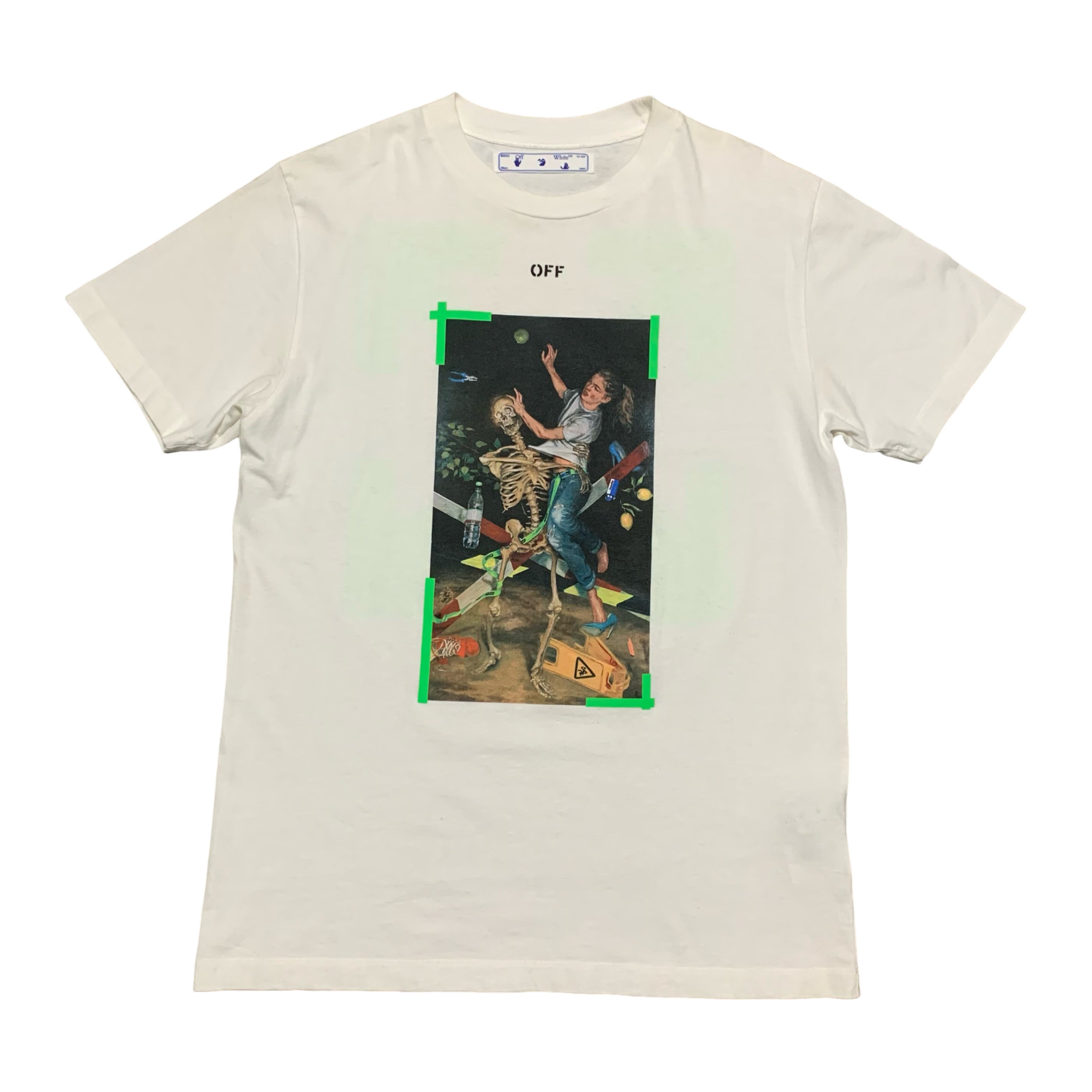 Off White Medium Medium Pascal Arrows White Tee Virgil Abloh