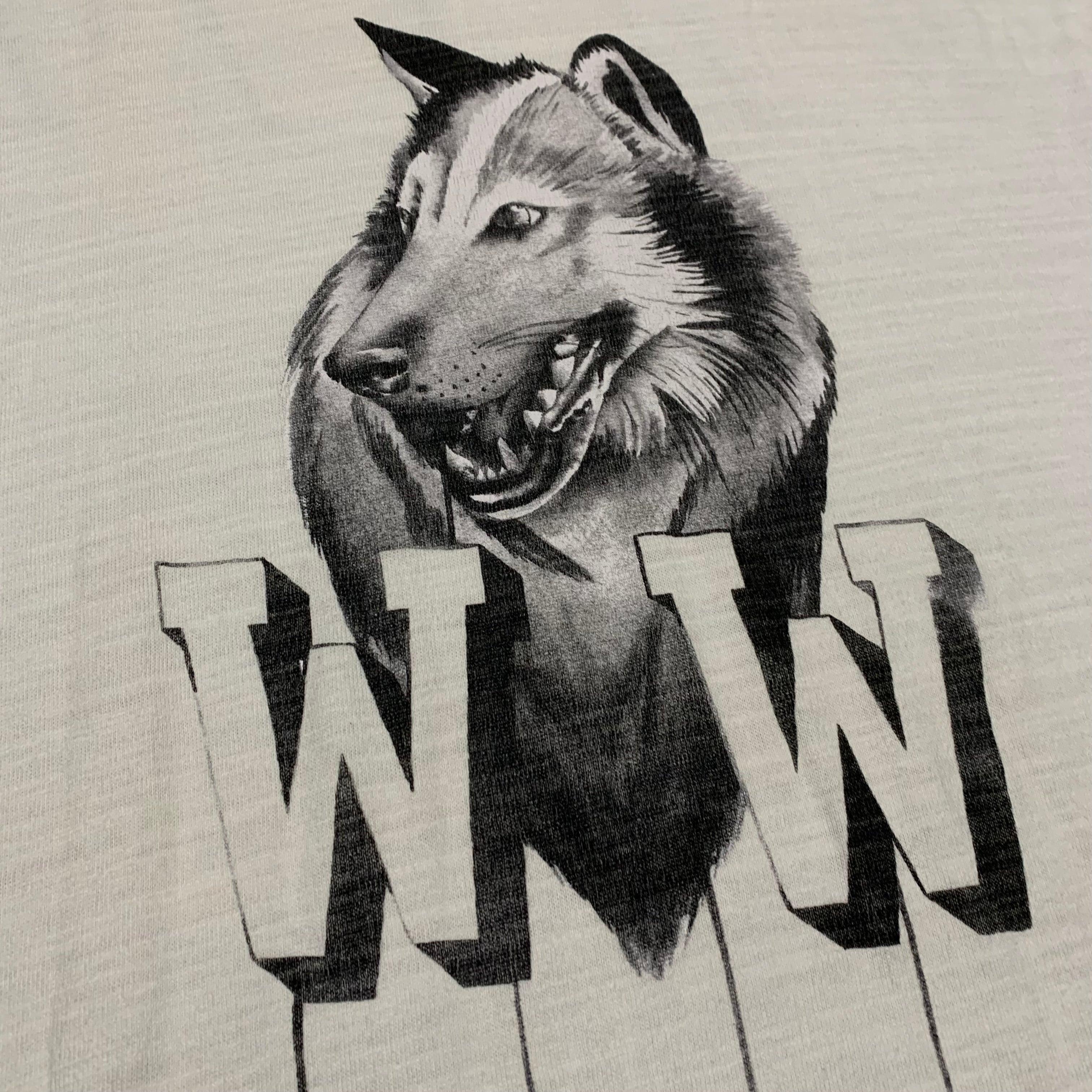 Off White Medium Othello's Wolf White Oversized Tee Virgil Abloh