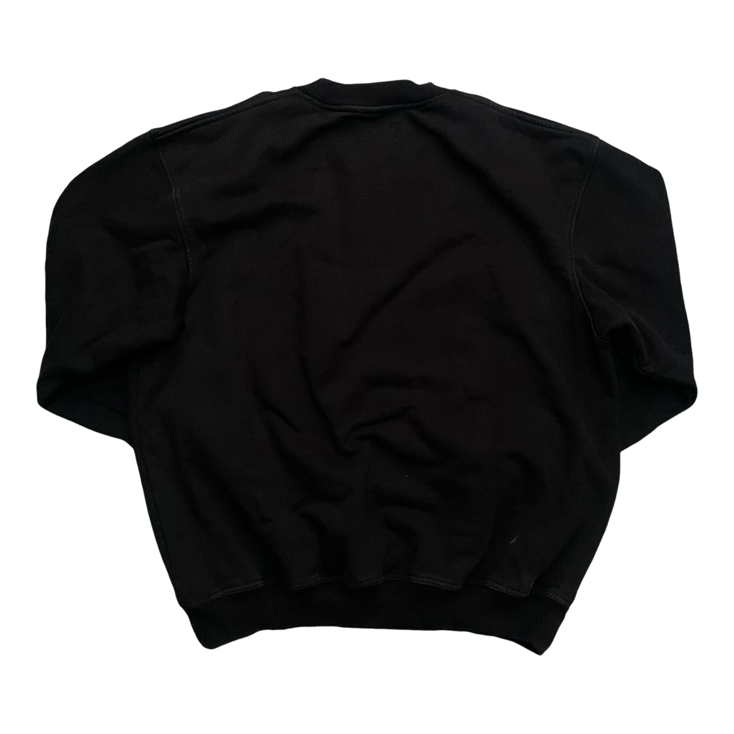 Represent Large Vitesse Jet Black Sweater Sweatshirt Crewneck