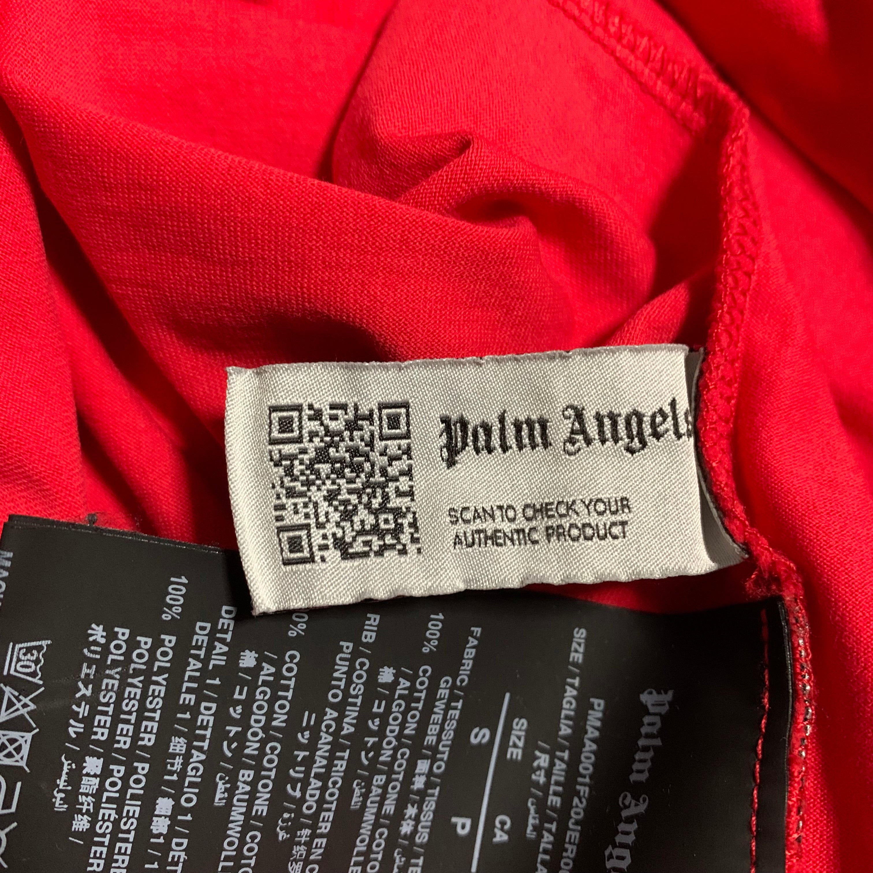 Palm Angels Small Desert Logo Red Tee