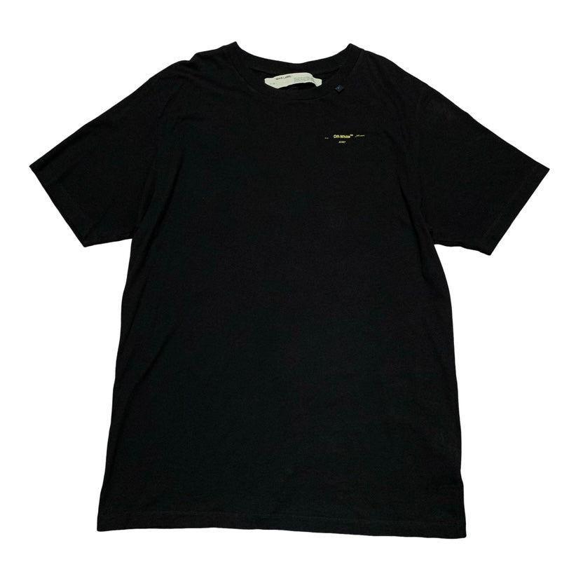 Off White XL Tee Acrylic Arrows Black T-Shirt Virgil Abloh