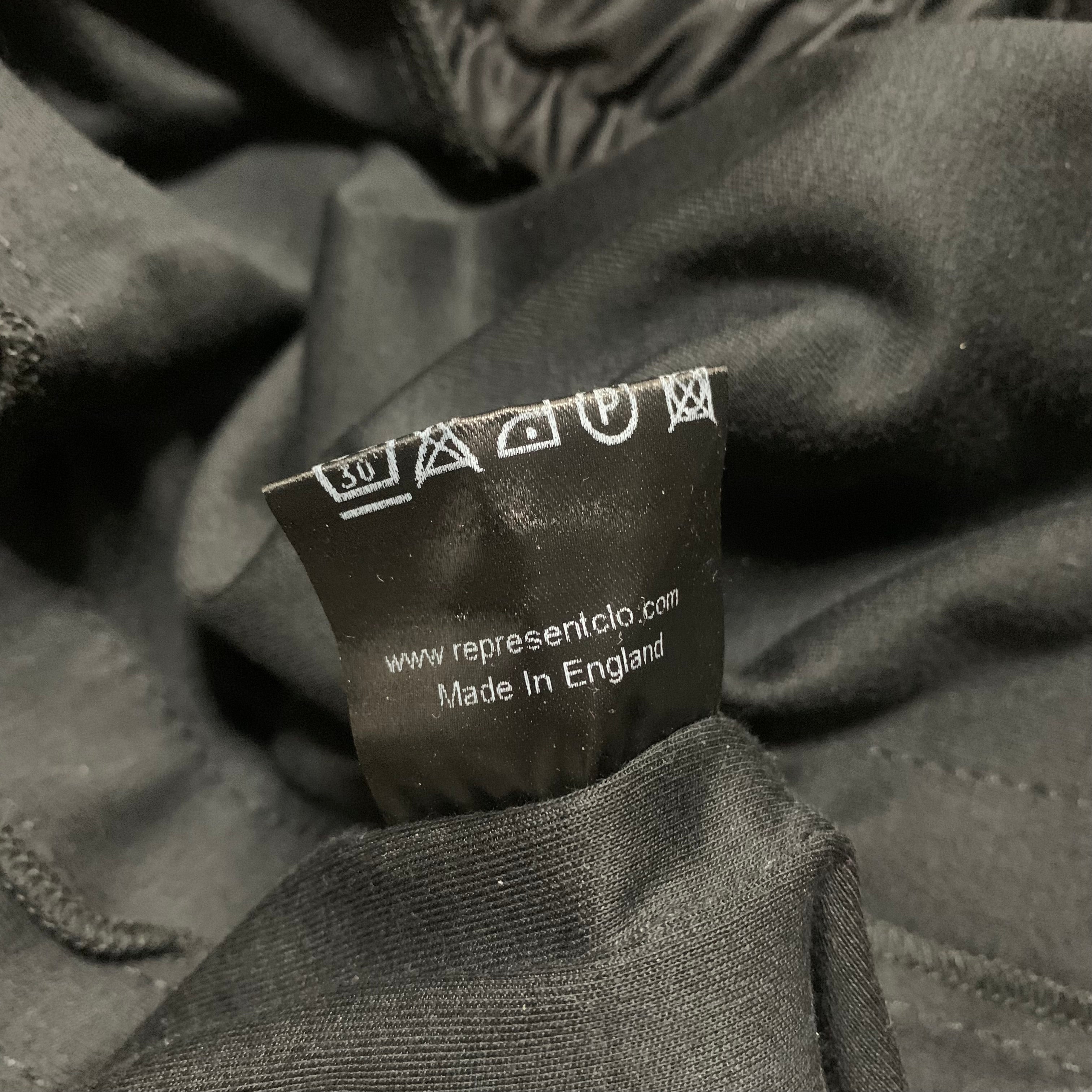 Represent Small Track Pant Bottoms Black Wide Awake