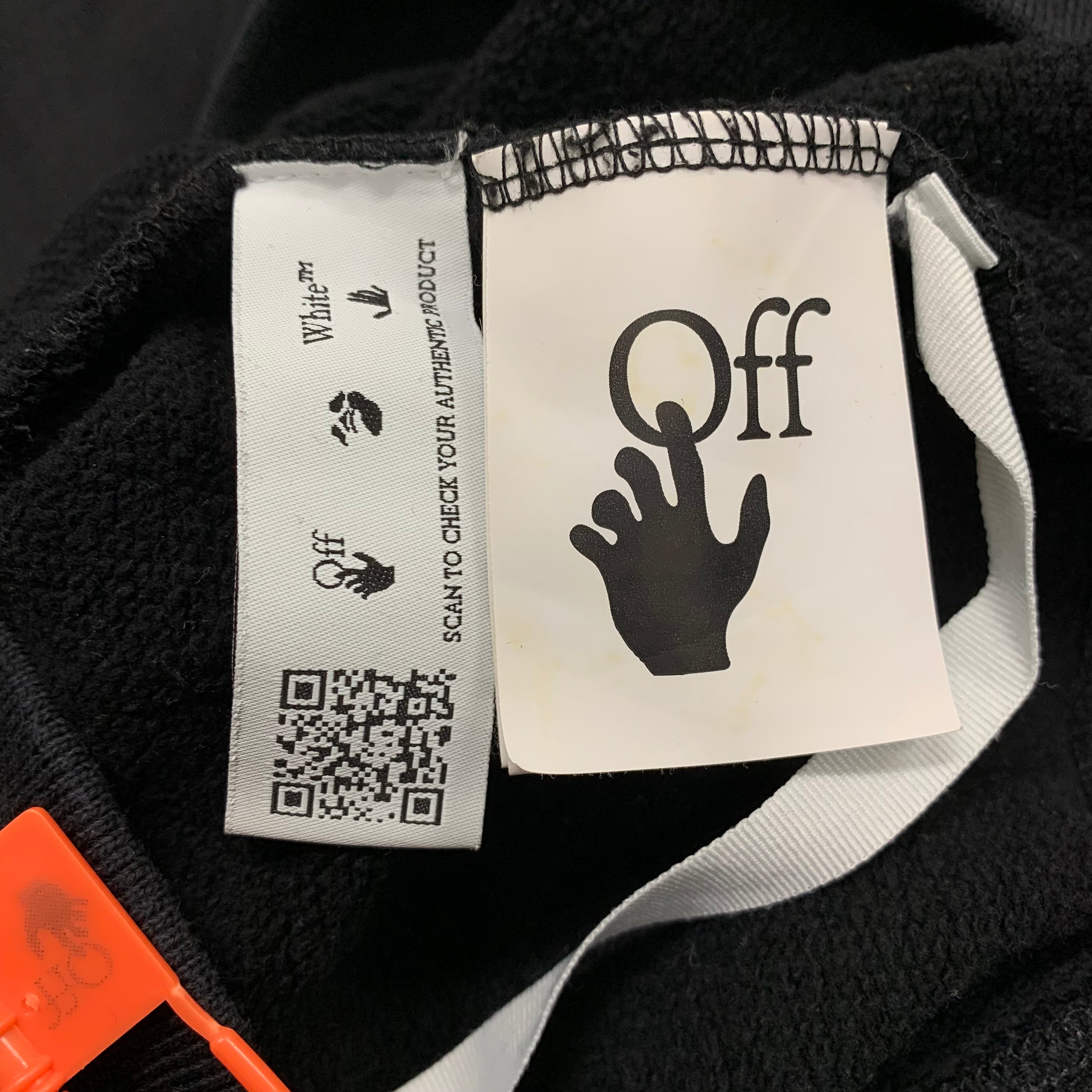 Off White Medium Degrade Arrows Black Sweatshirt Crewneck Virgil Abloh