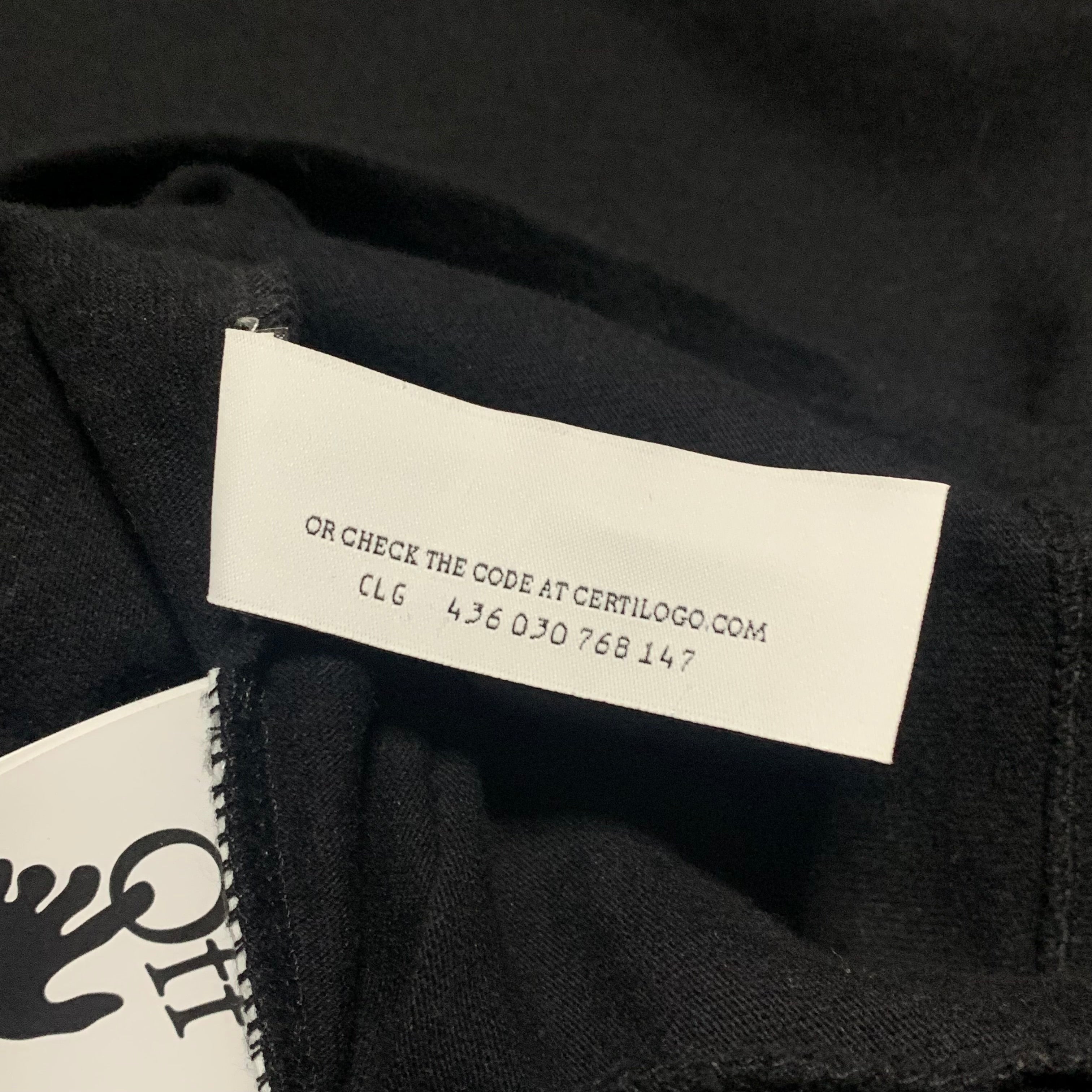 Off White XS Caravaggio Arrows Black Tee Virgil Abloh