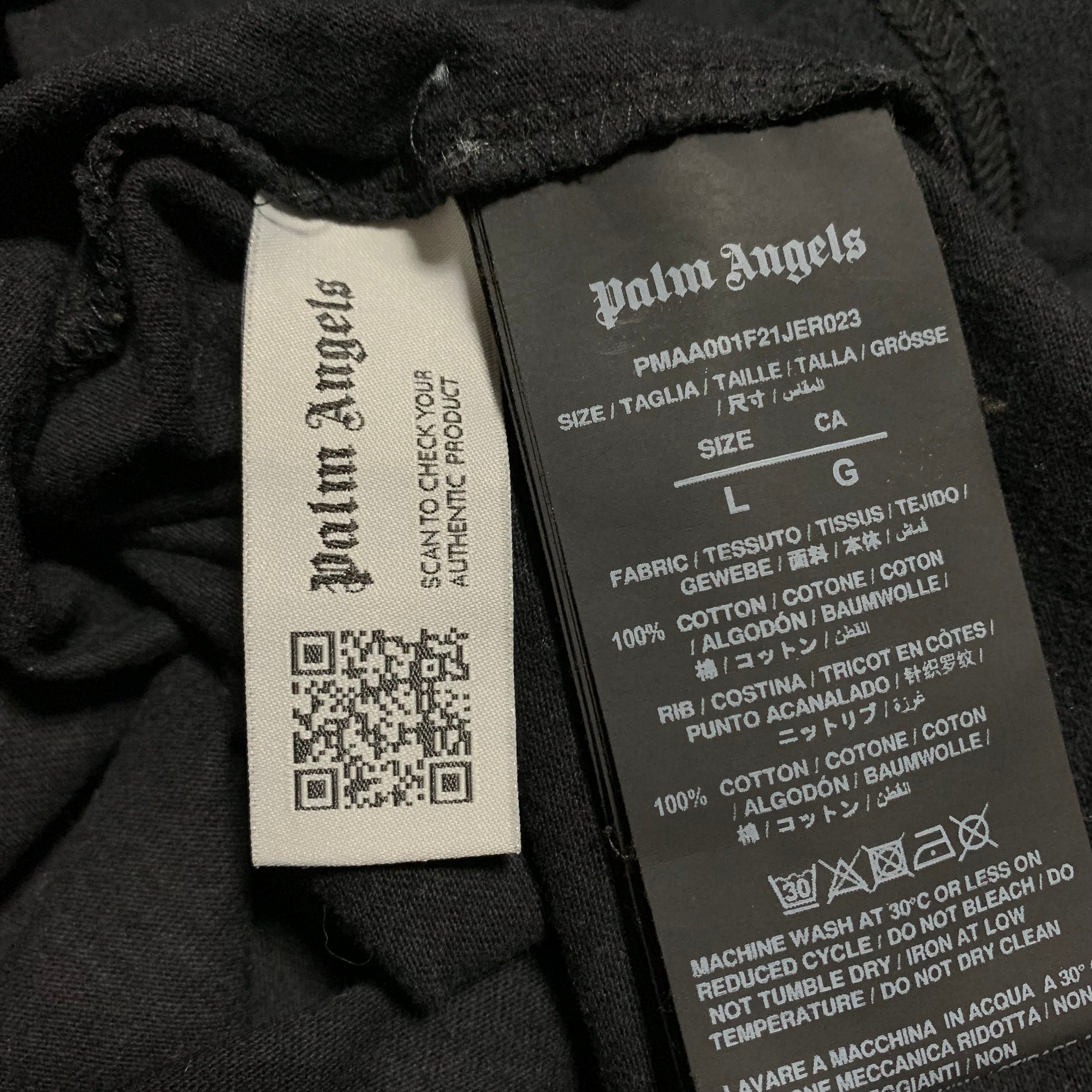 Palm Angels Large Kill The Bear Classic Black Tee