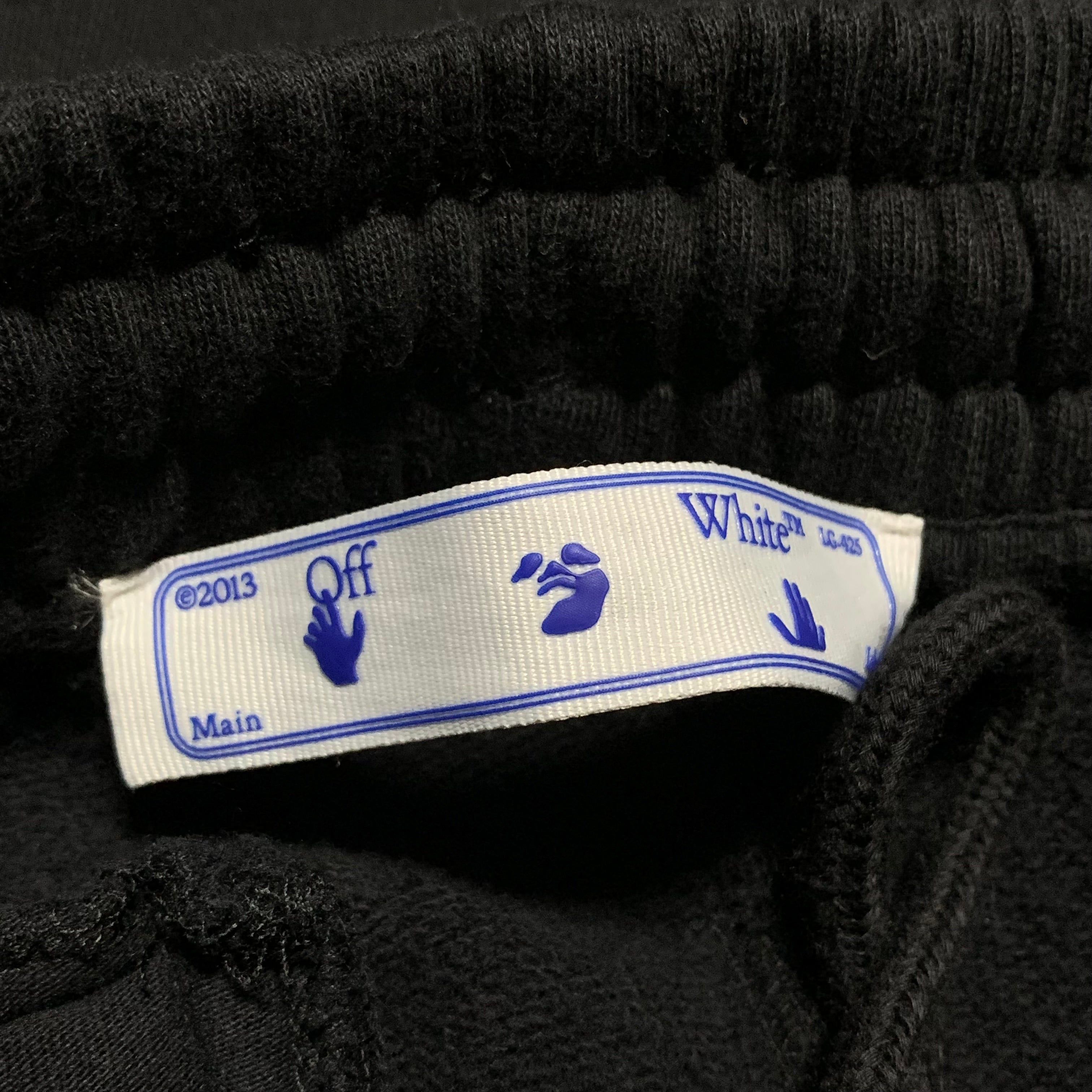 Off White Small Diag Marker Black Jogger Sweatpants Bottoms Virgil Abloh