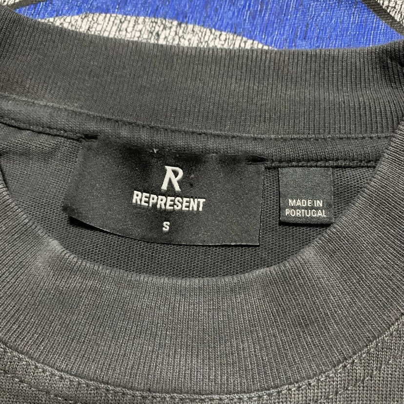 Represent Small Classic Parts Vintage Grey Tee