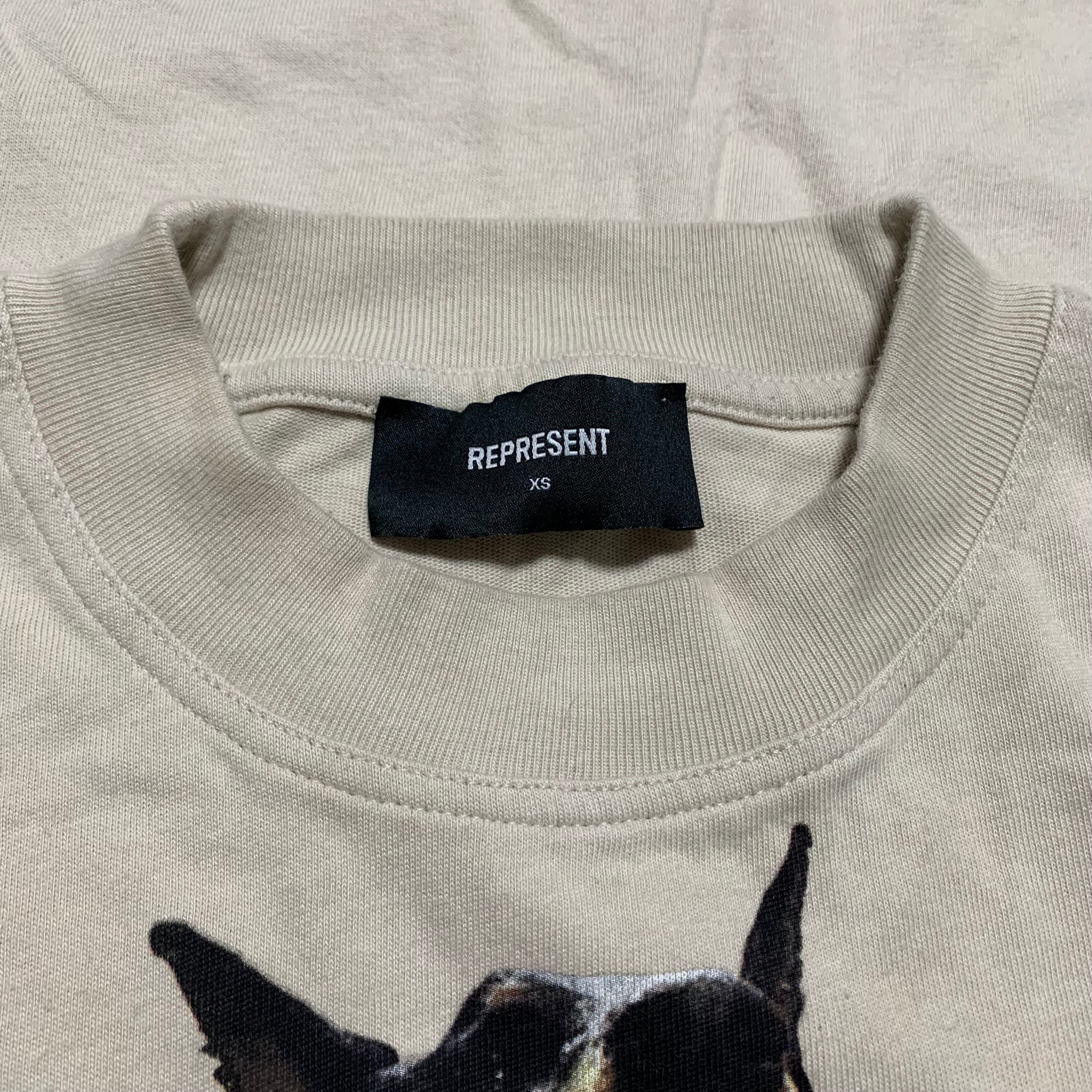 Represent XS Thoroughbred Dog Vintage White Tee