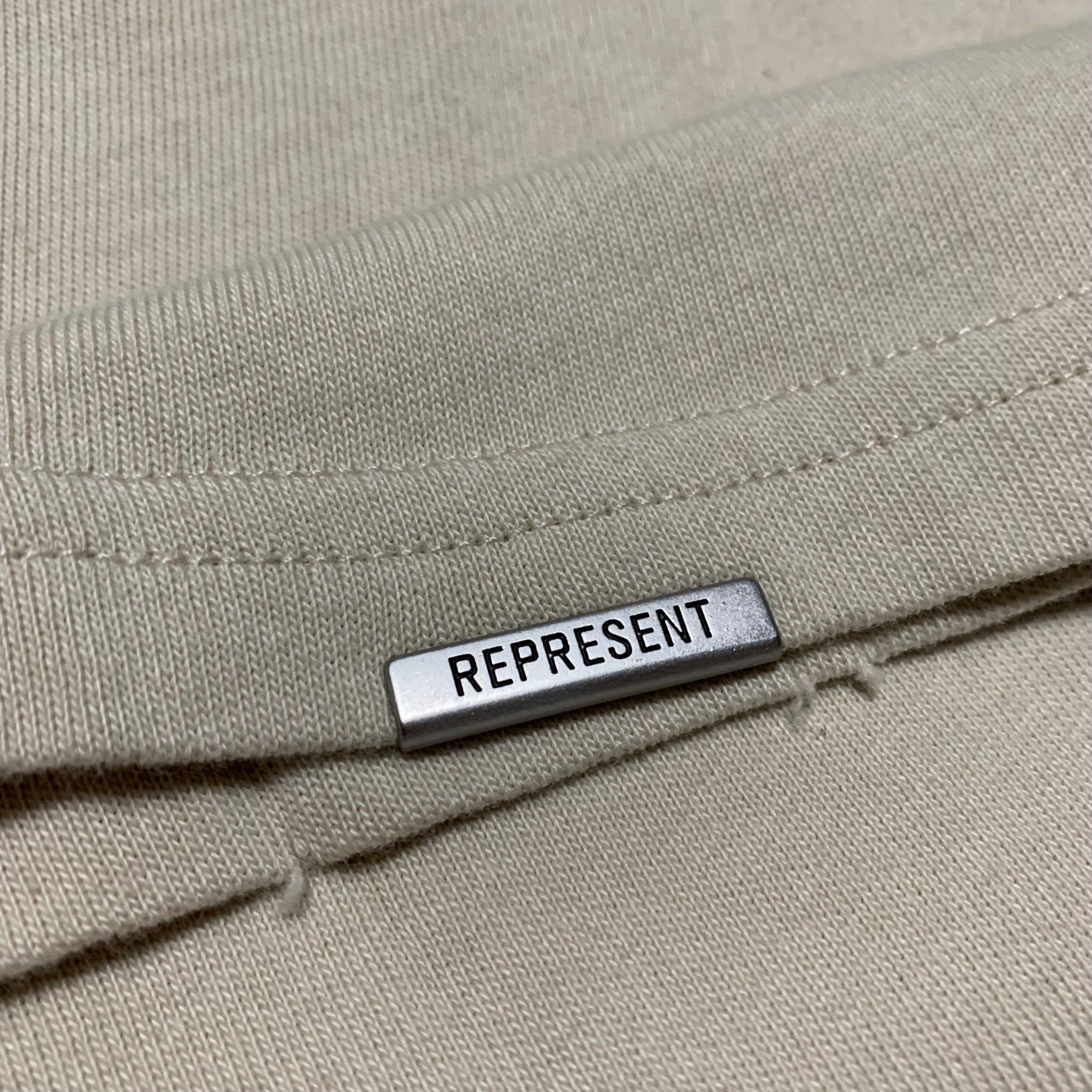 Represent Medium Only The Strong Survive Vintage White Tee Shark Graphic