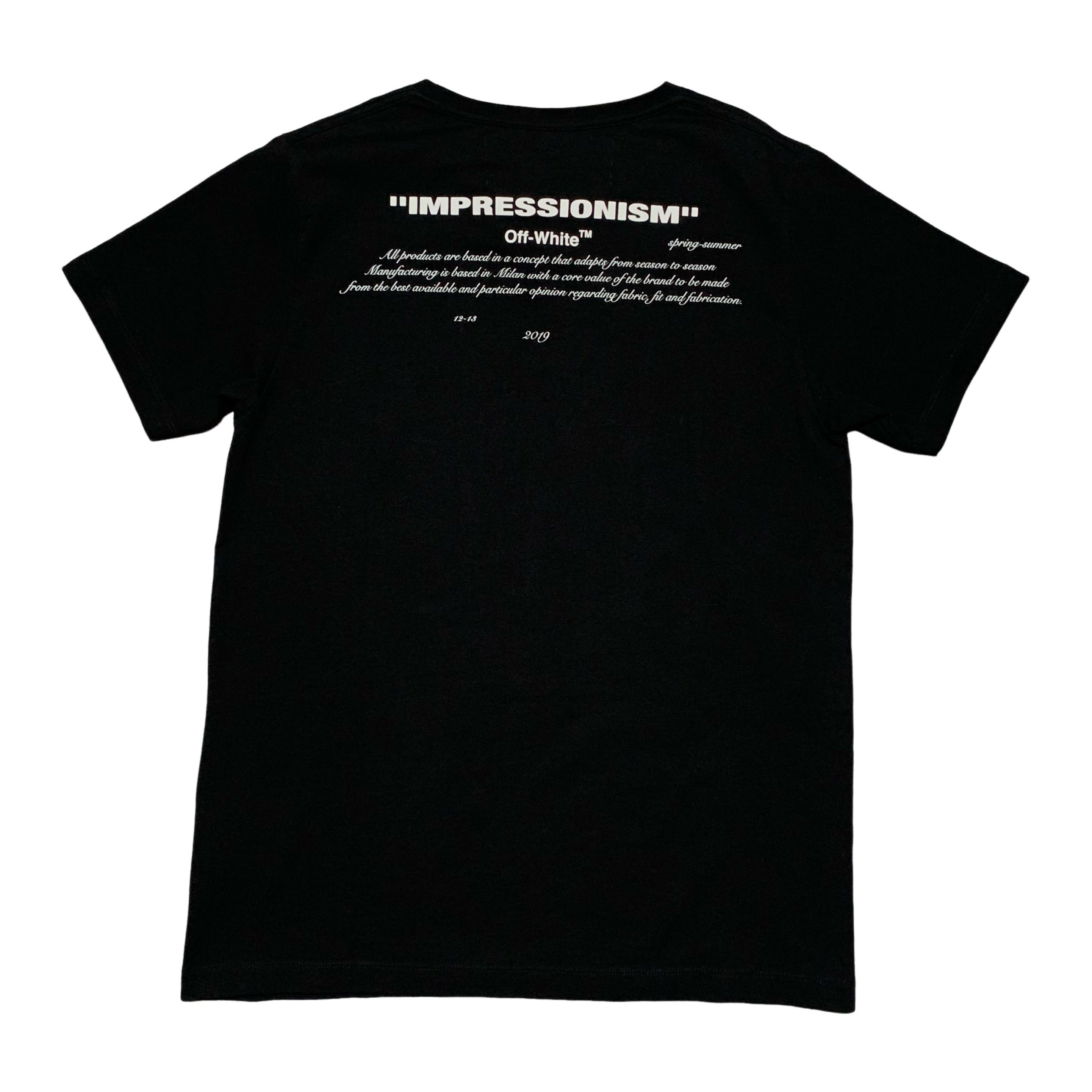 Off White Large Dondi Art Graphic Black Tee Virgil Abloh