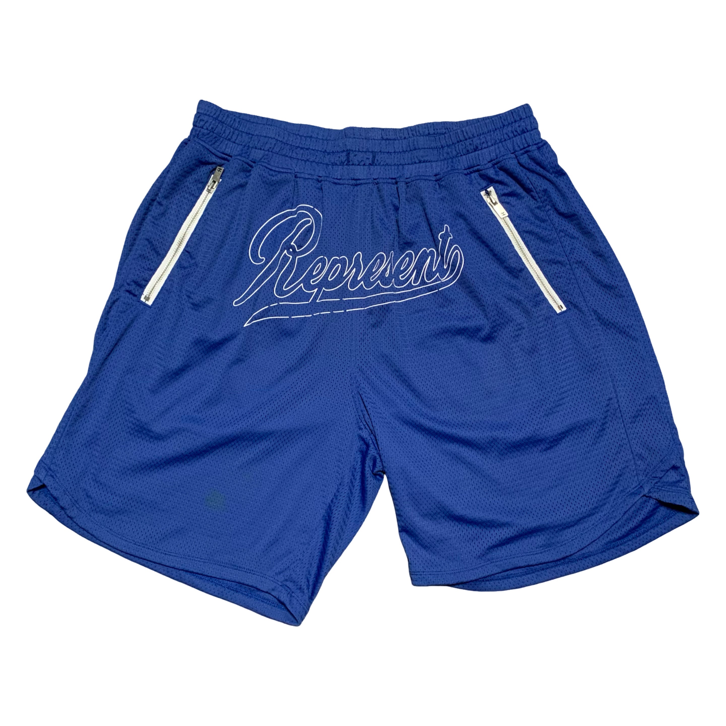 Represent XL Shorts Blue Mesh Bottoms