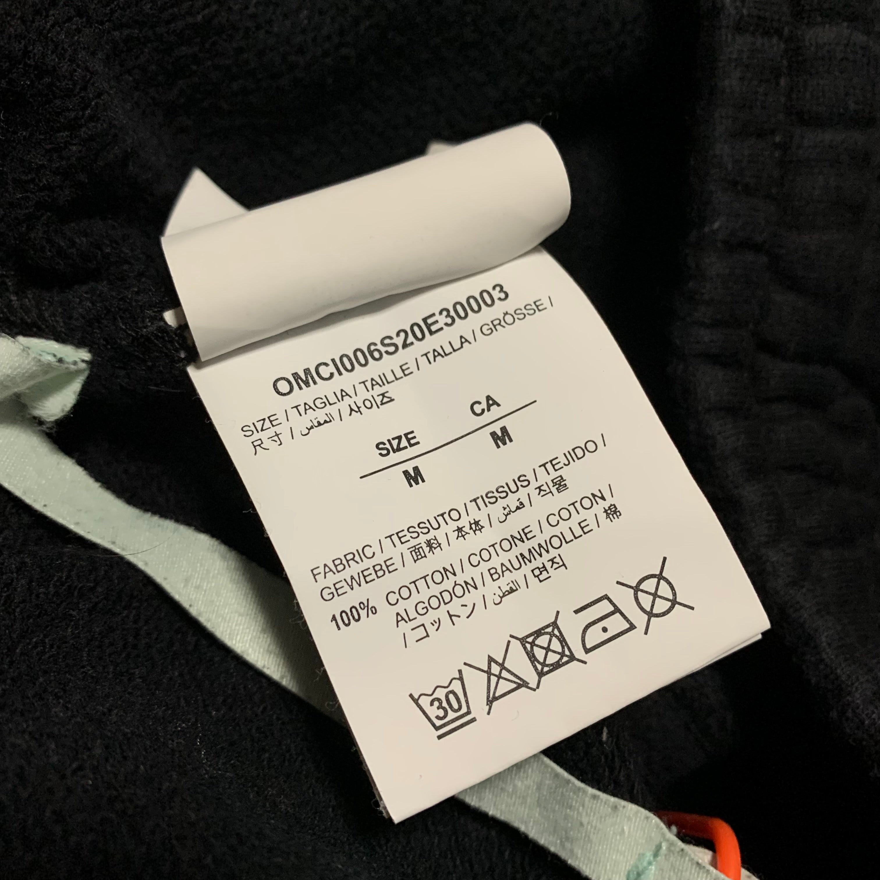 Off White Medium Shorts Airport Arrows Black Bottoms Virgil Abloh