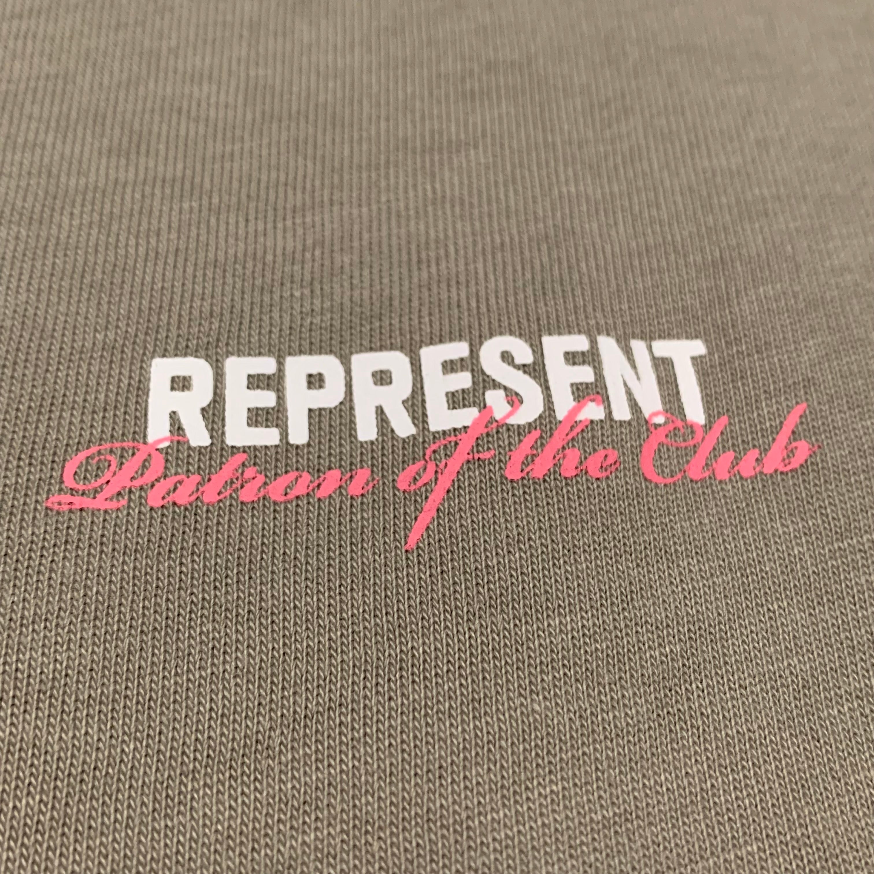 Represent XS Patron Of The Club Khaki Green Tee