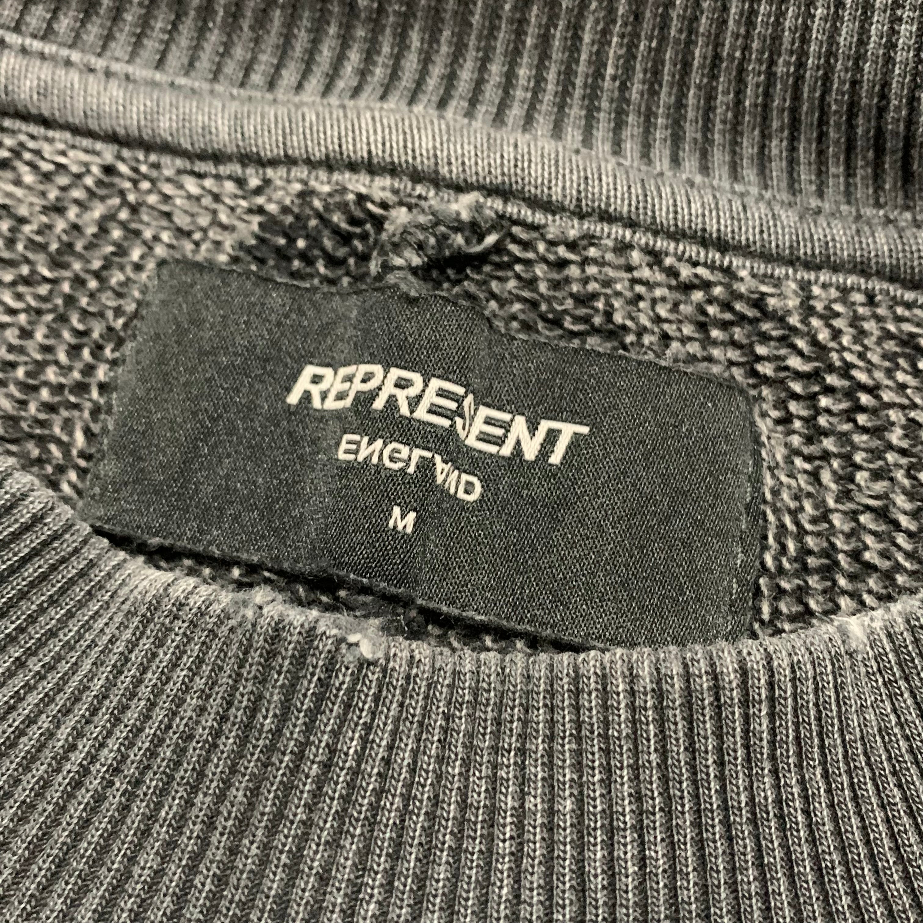 Represent Medium Spirit Reaper Vintage Black Sweater Sweatshirt Crewneck