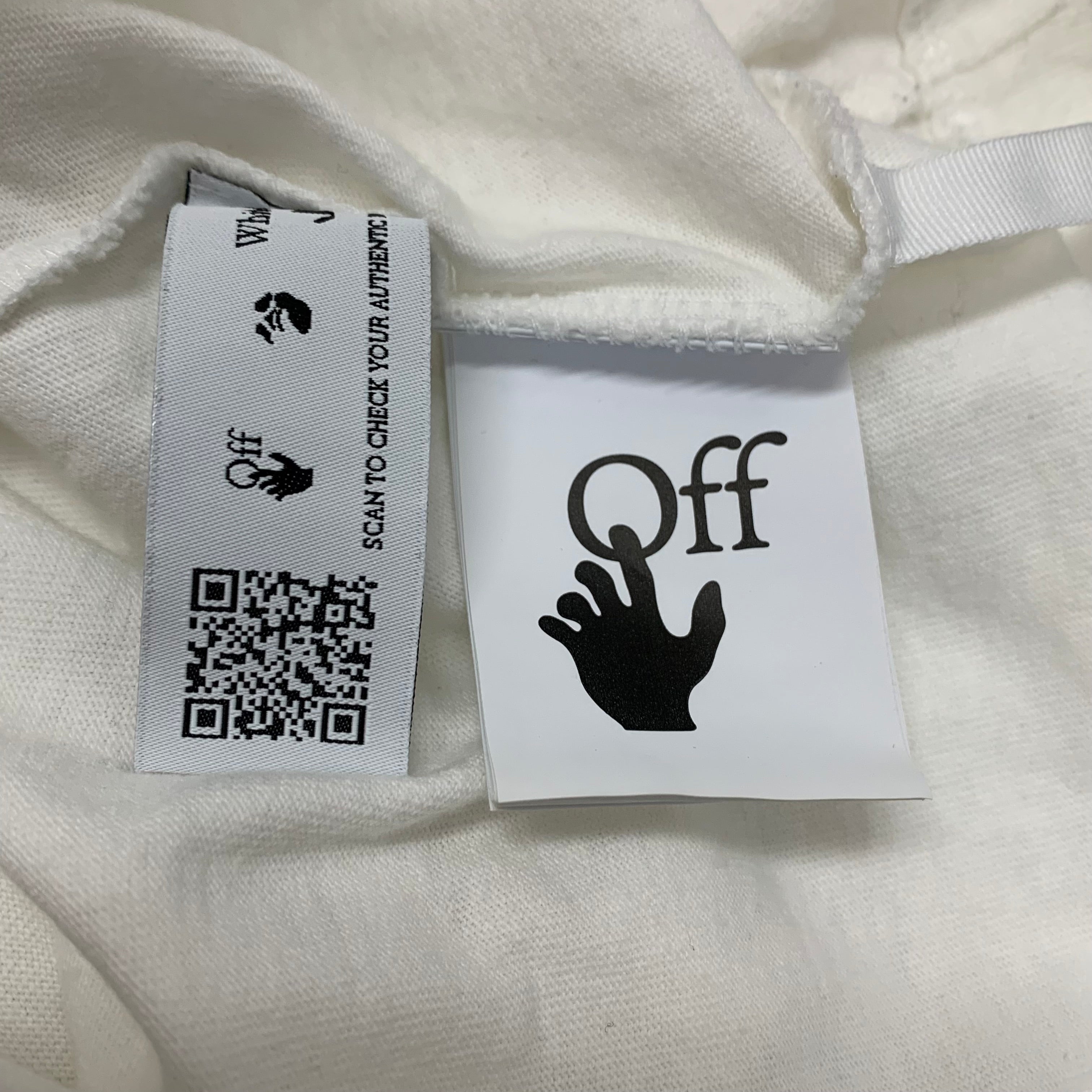 Off White Medium Tee Mona Lisa White T-Shirt Virgil Abloh