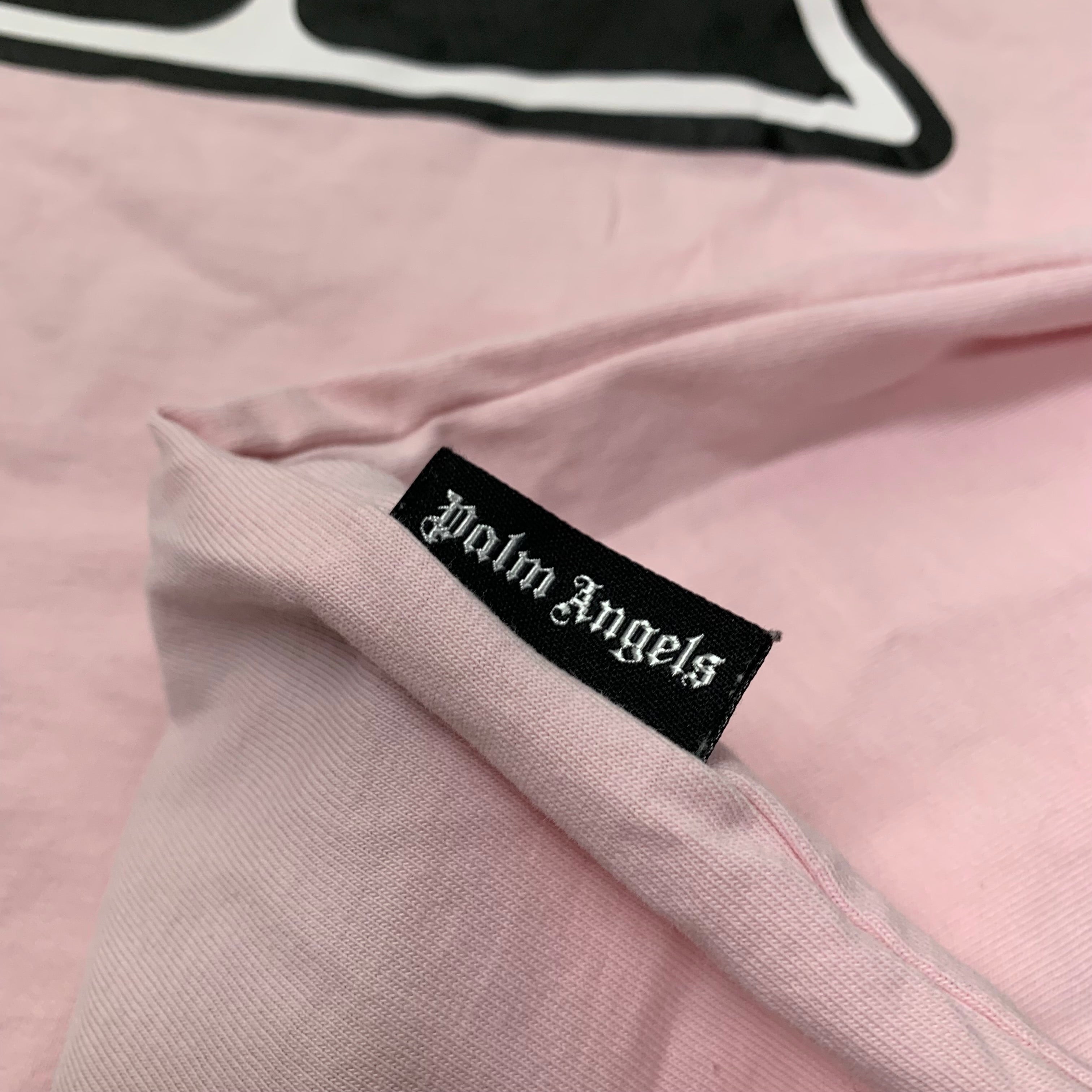Palm Angels Small Tee Pink Graphic T-Shirt