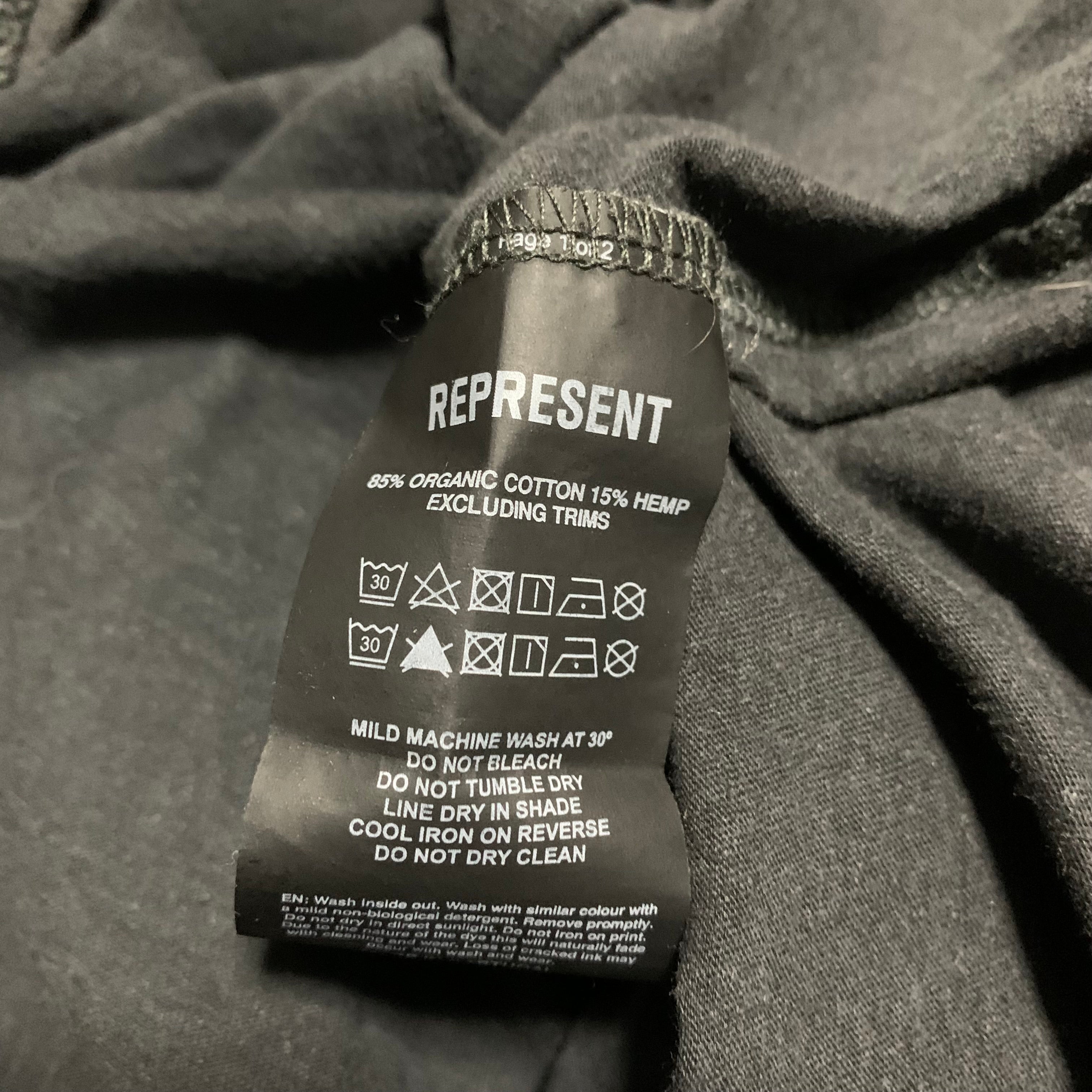 Represent Large Metallica Master Of Puppets Vintage Grey Tee