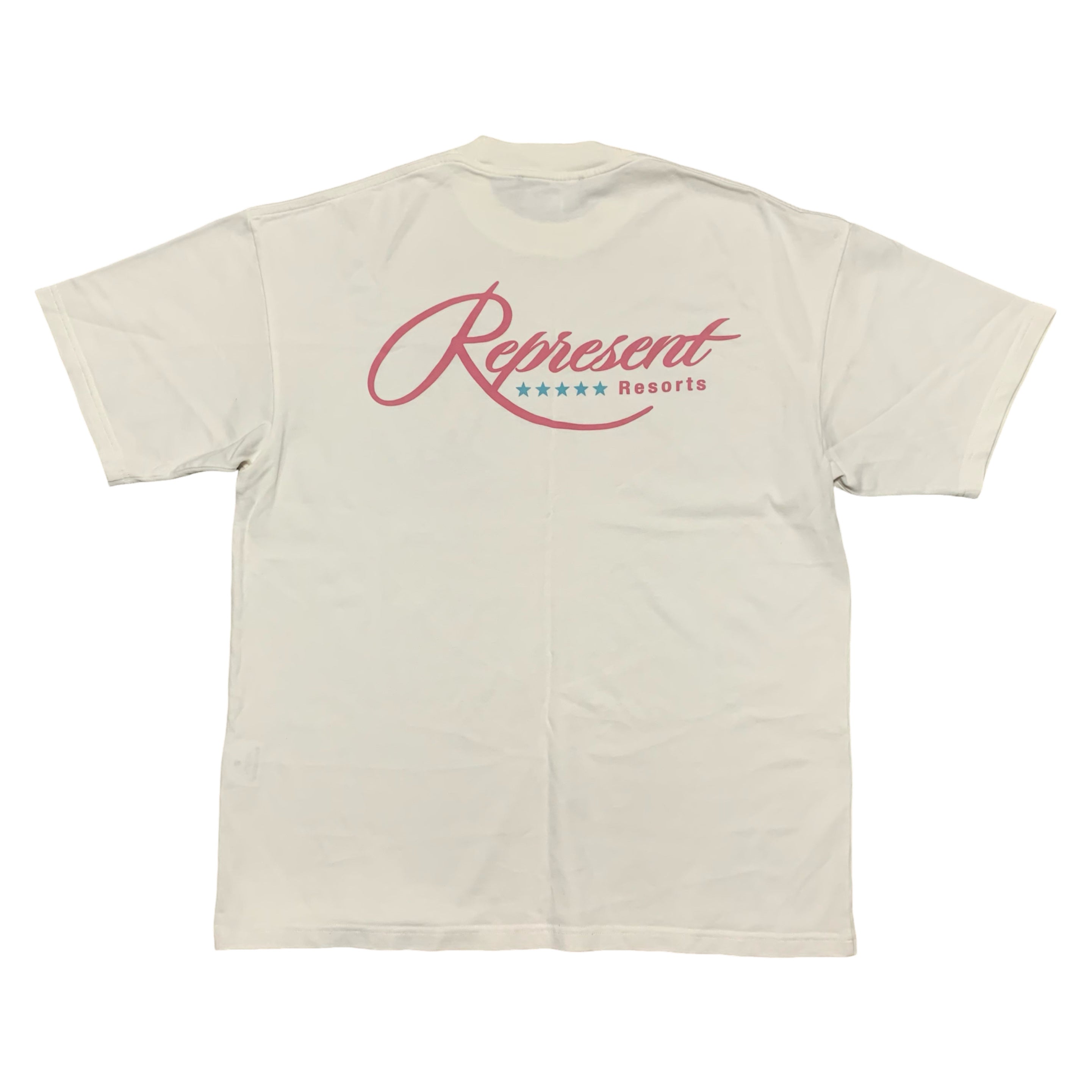 Represent Small Resorts Flat White Tee
