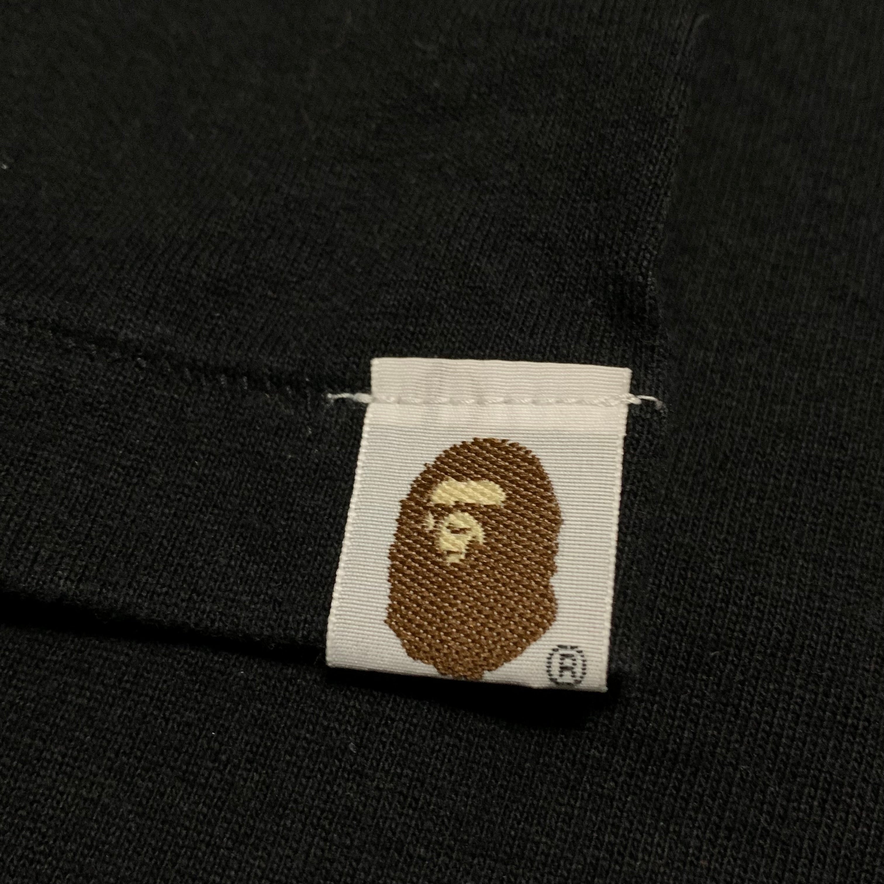 Bape Medium Busy Works Graphic Black Tee A Bathing Ape 2007